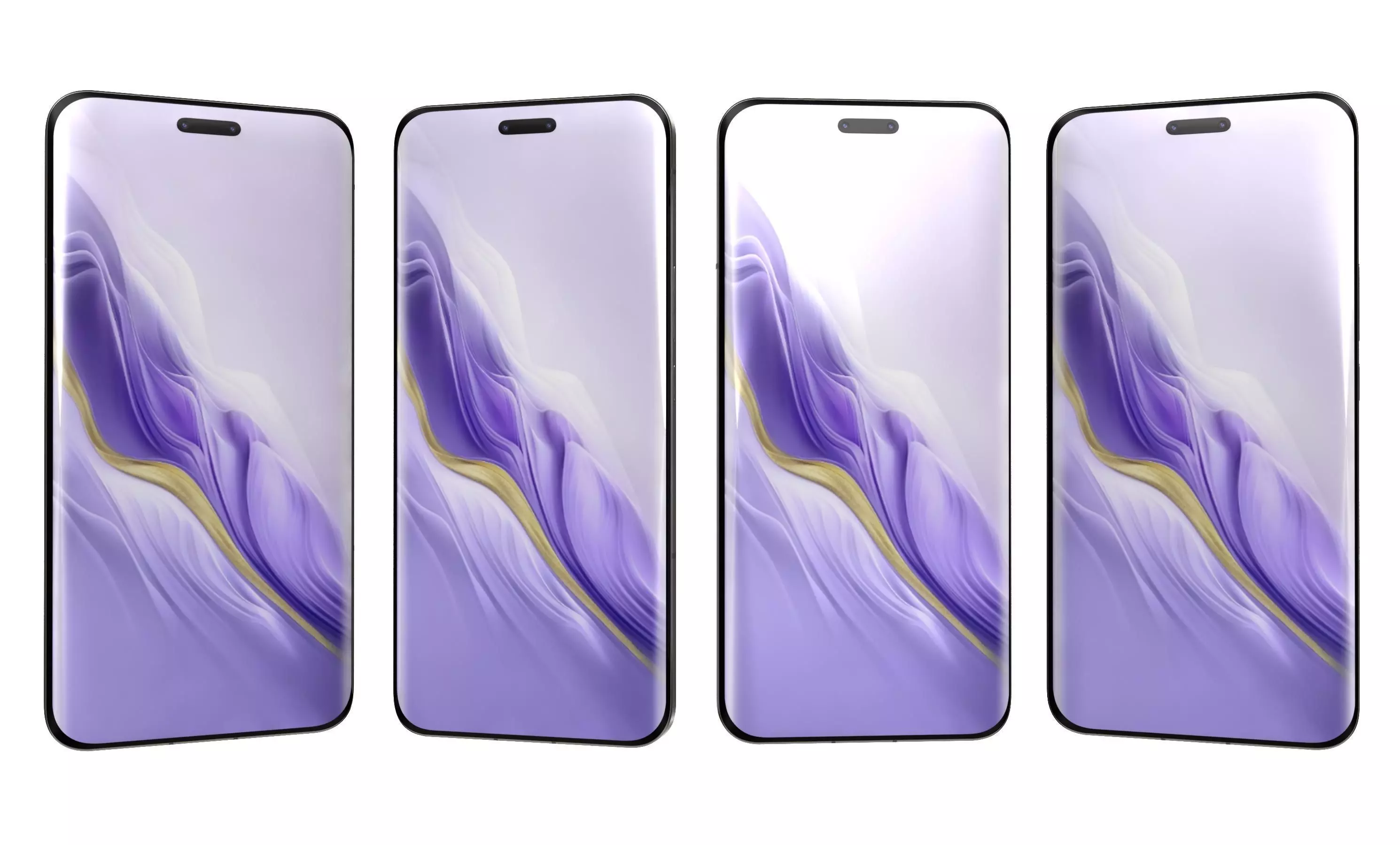 Honor Magic6 Pro All Colors High Poly 3D model_4