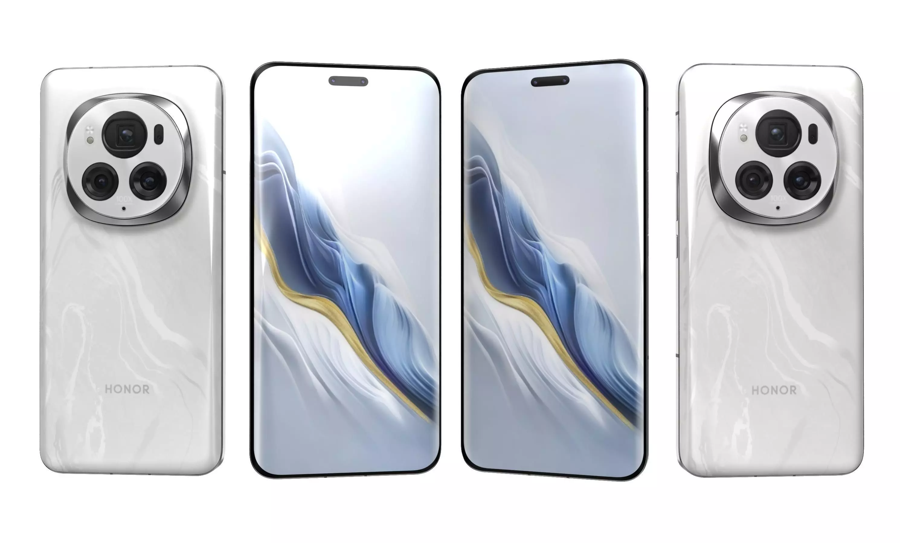 Honor Magic6 Pro All Colors High Poly 3D model_43