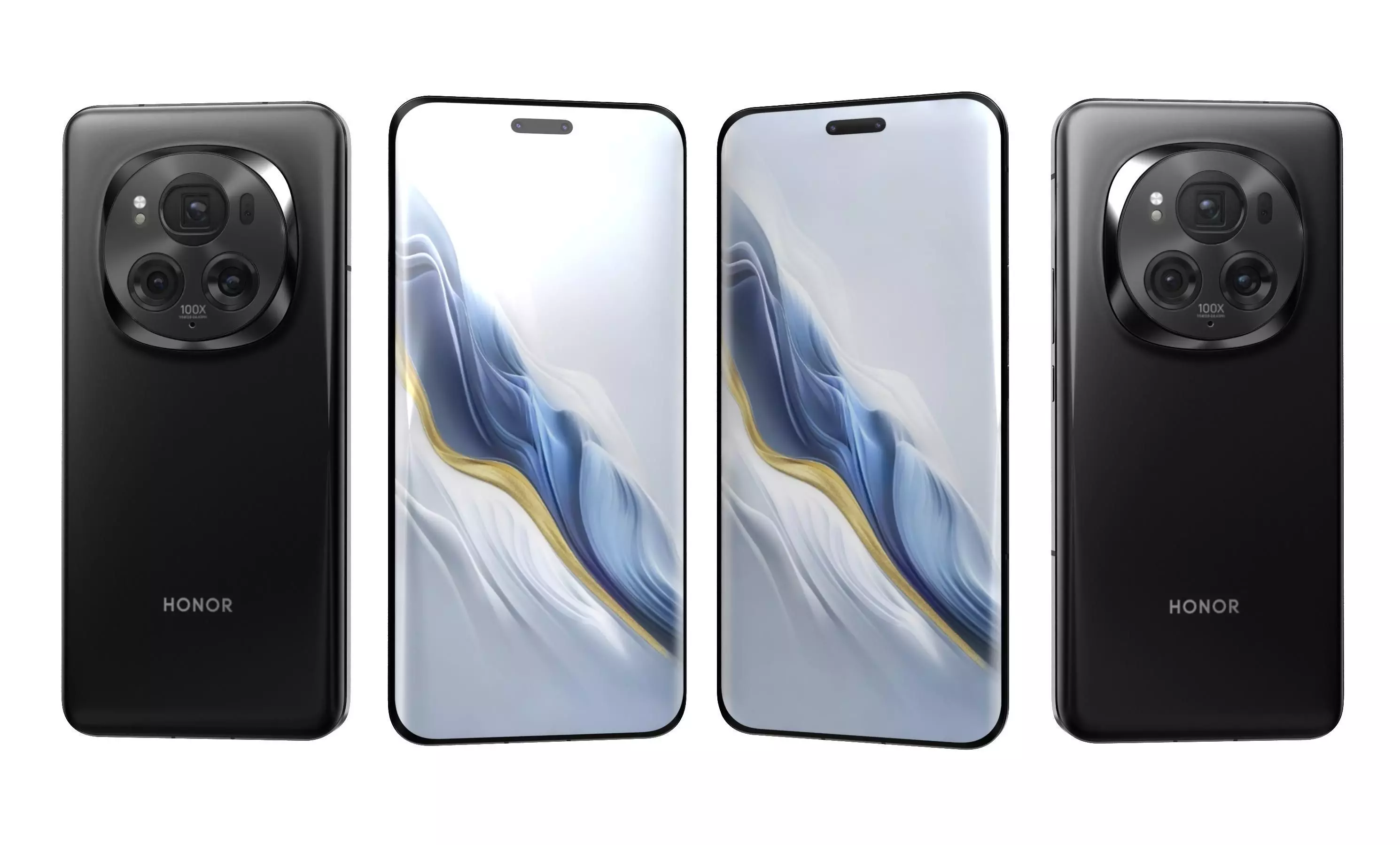 Honor Magic6 Pro All Colors High Poly 3D model_56