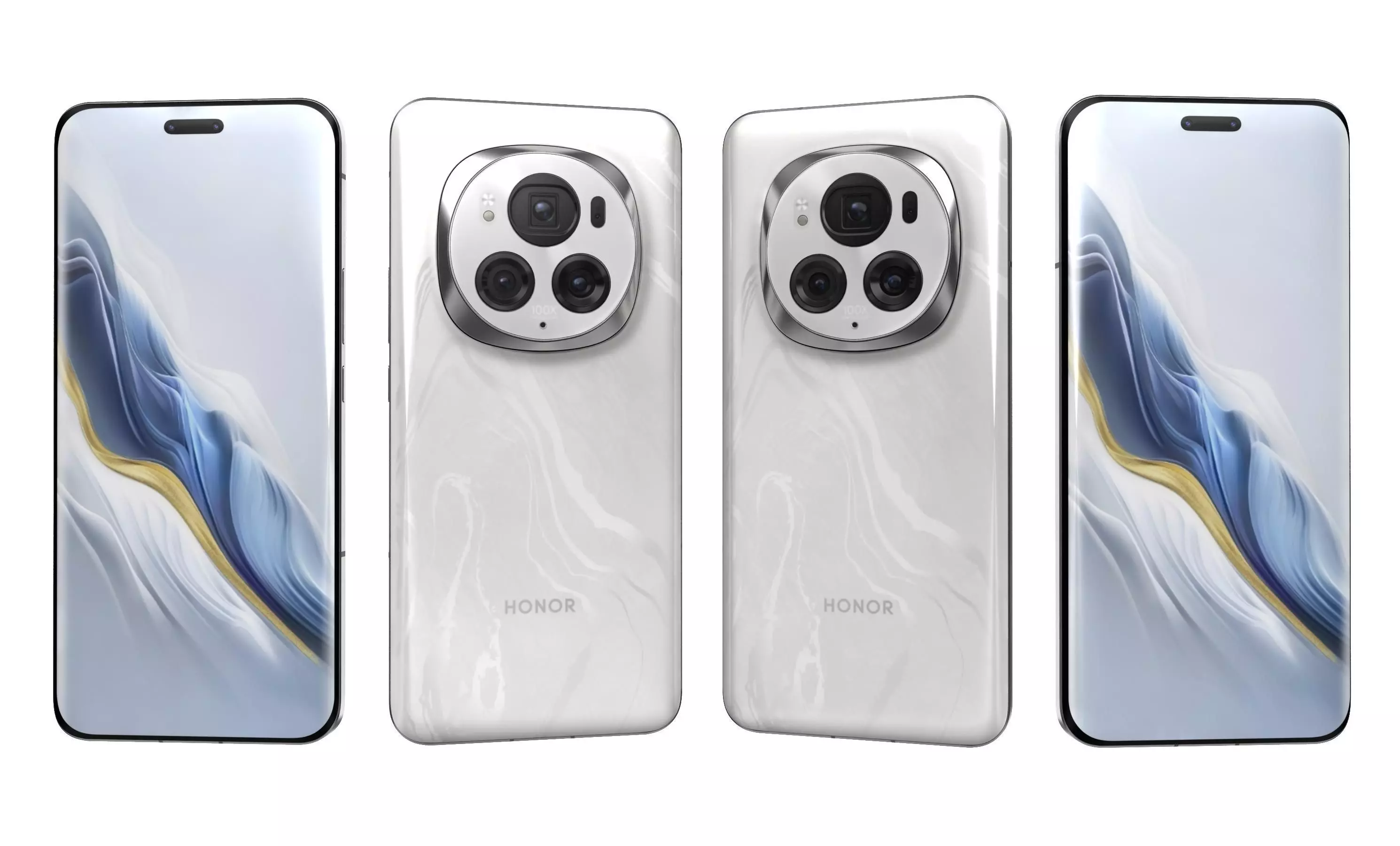 Honor Magic6 Pro All Colors High Poly 3D model_39