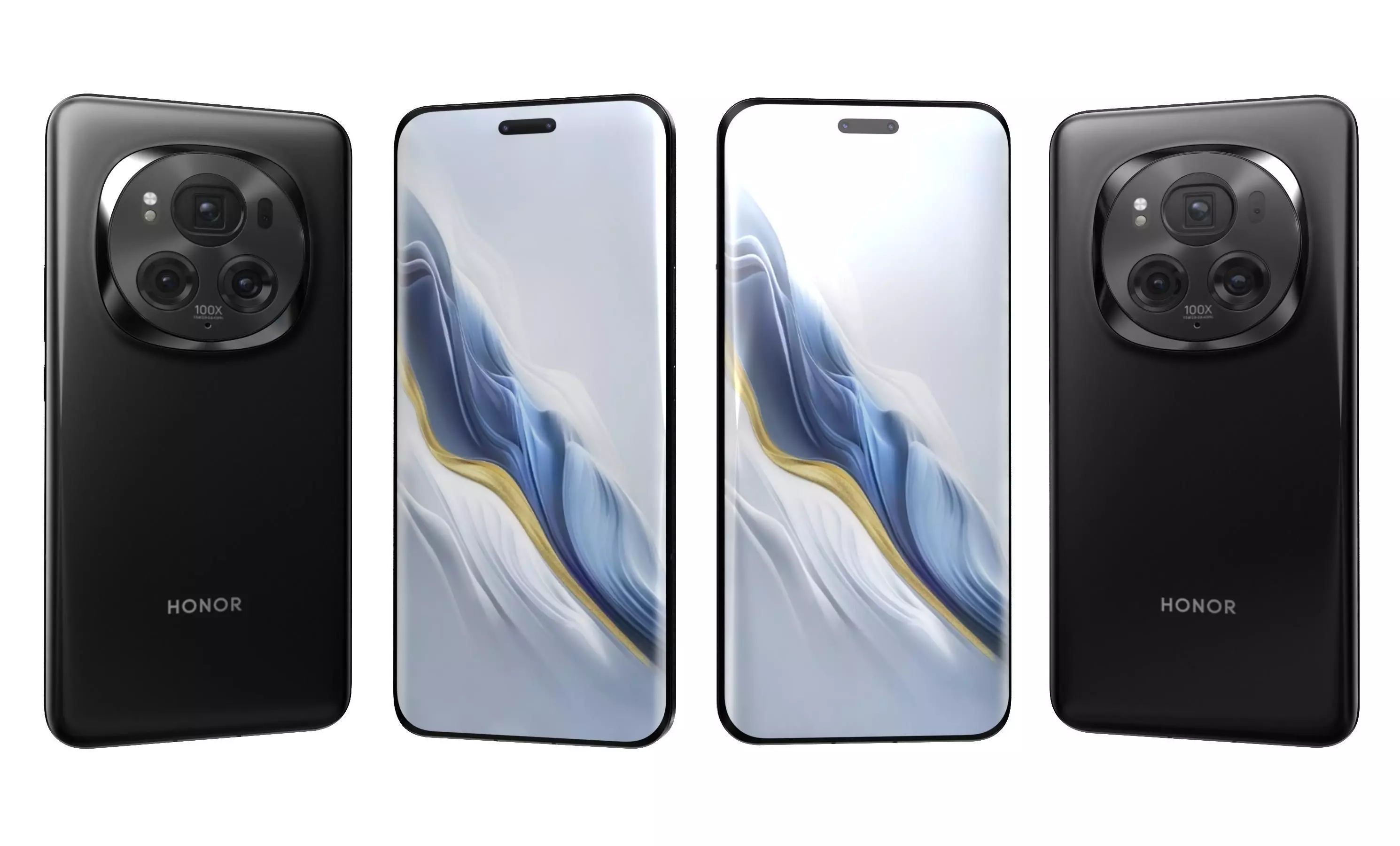 Honor Magic6 Pro All Colors High Poly 3D model_12