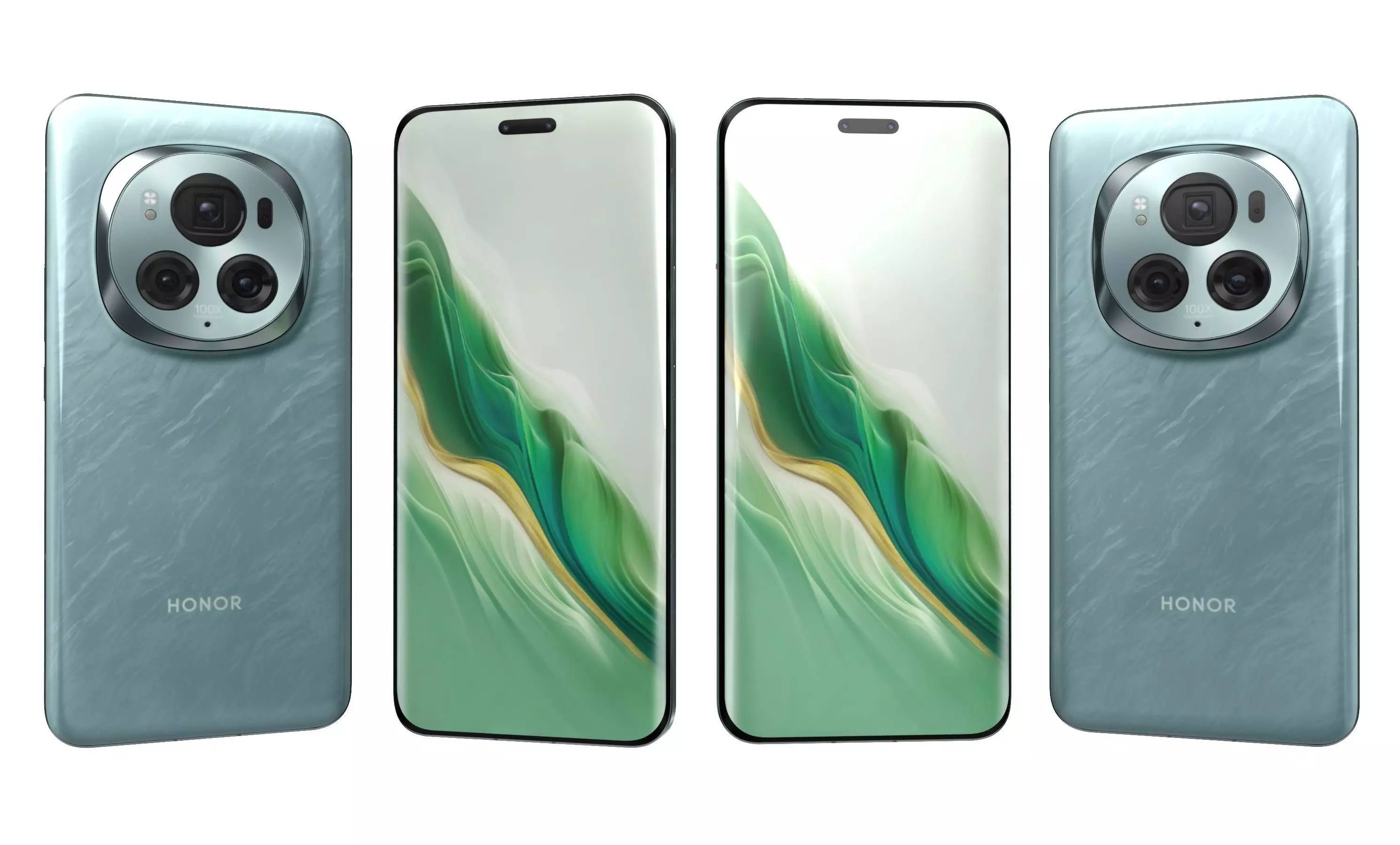 Honor Magic6 Pro All Colors High Poly 3D model_14