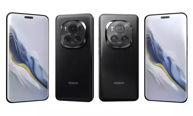 Honor Magic6 Pro Black High Poly