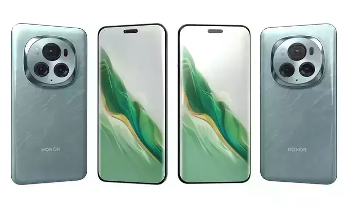 Honor Magic6 Pro Blue High Poly