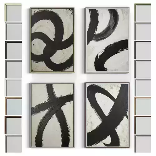 Picture with frame N-007