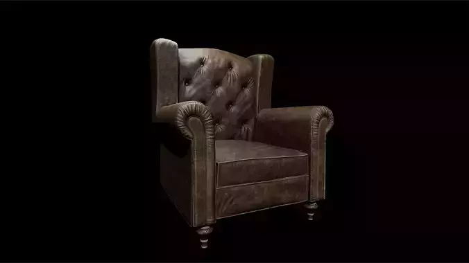 Classic Leather Armchair 