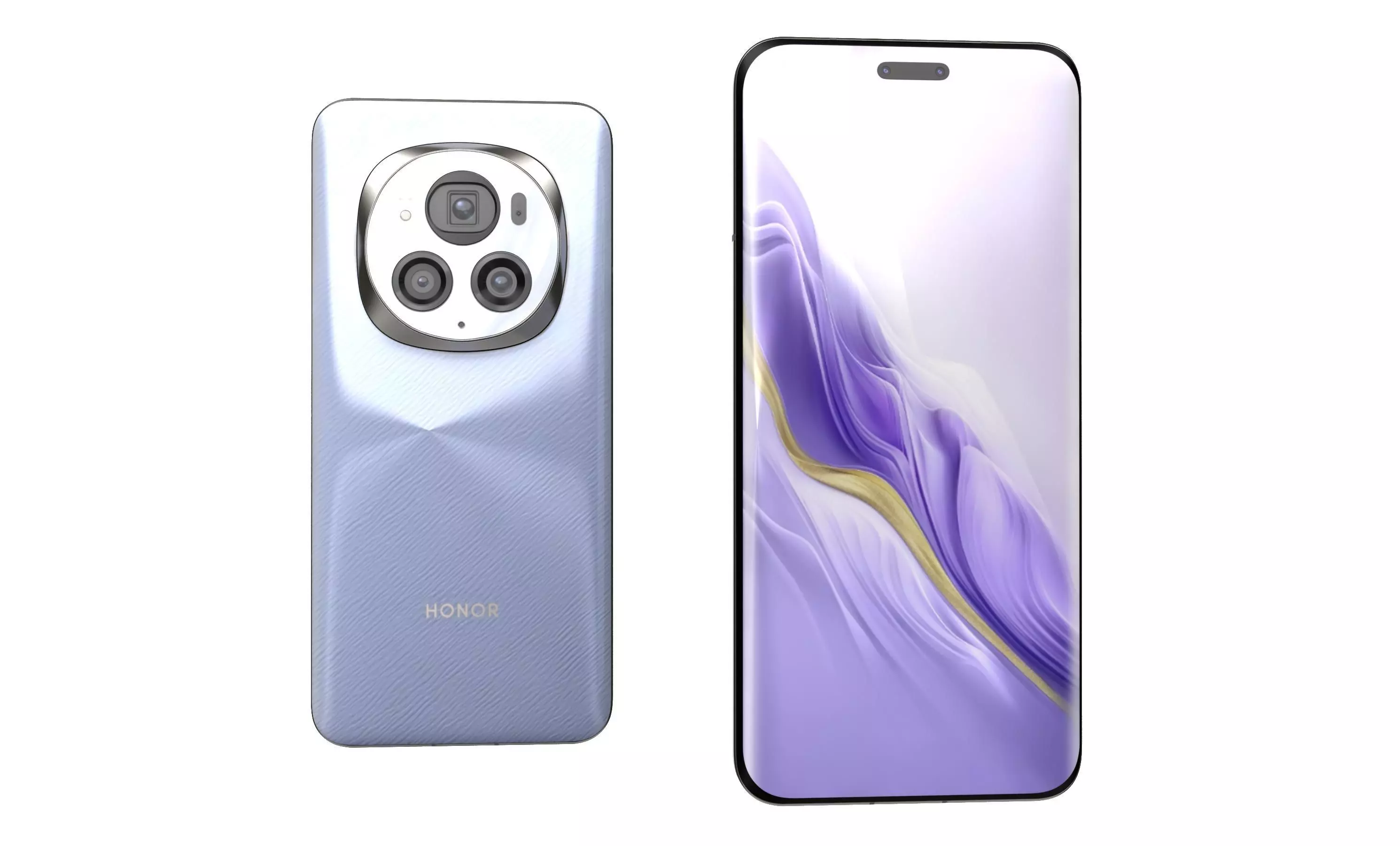 Honor Magic6 Pro Purple High Poly 3D model_29