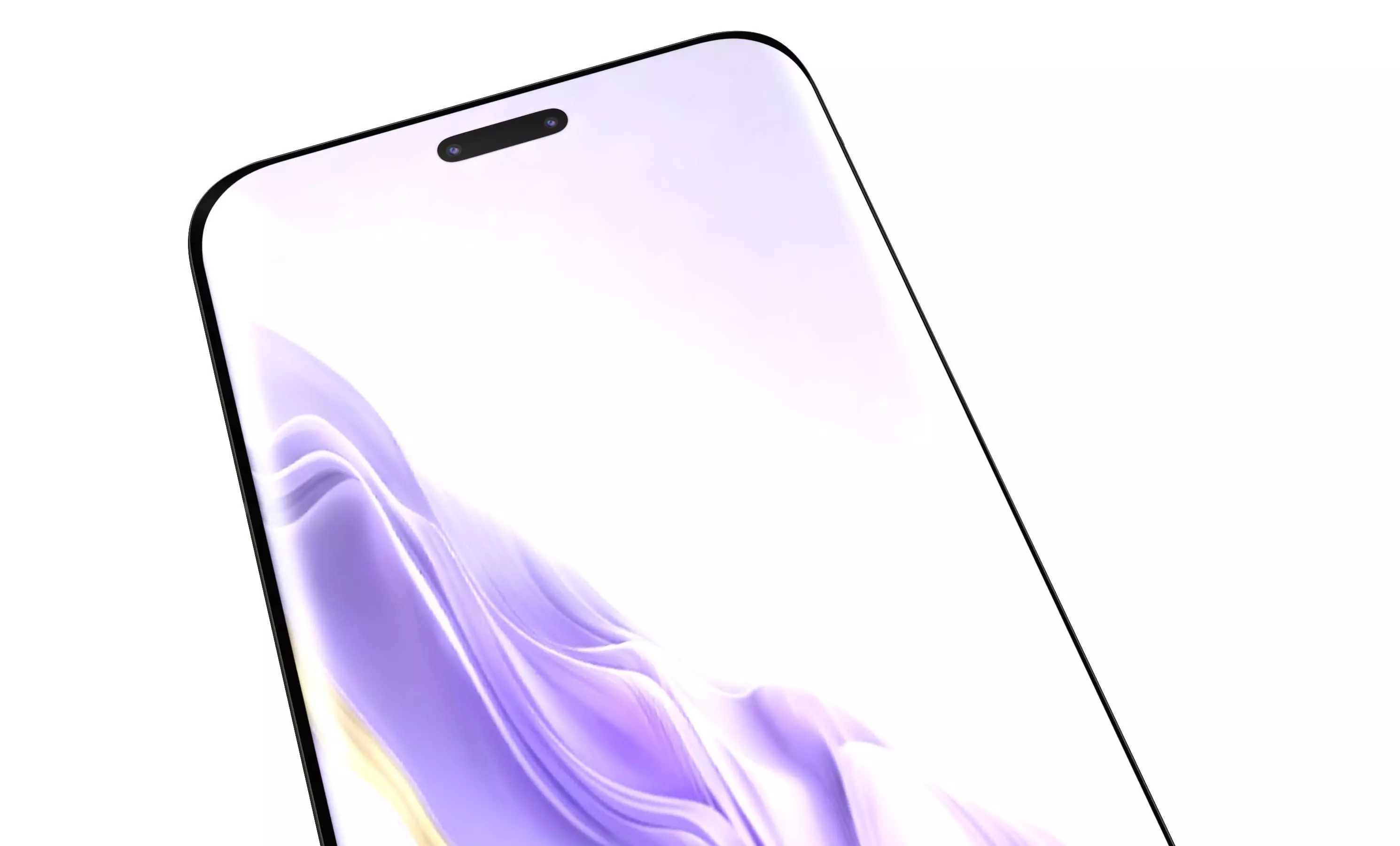 Honor Magic6 Pro Purple High Poly 3D model_8