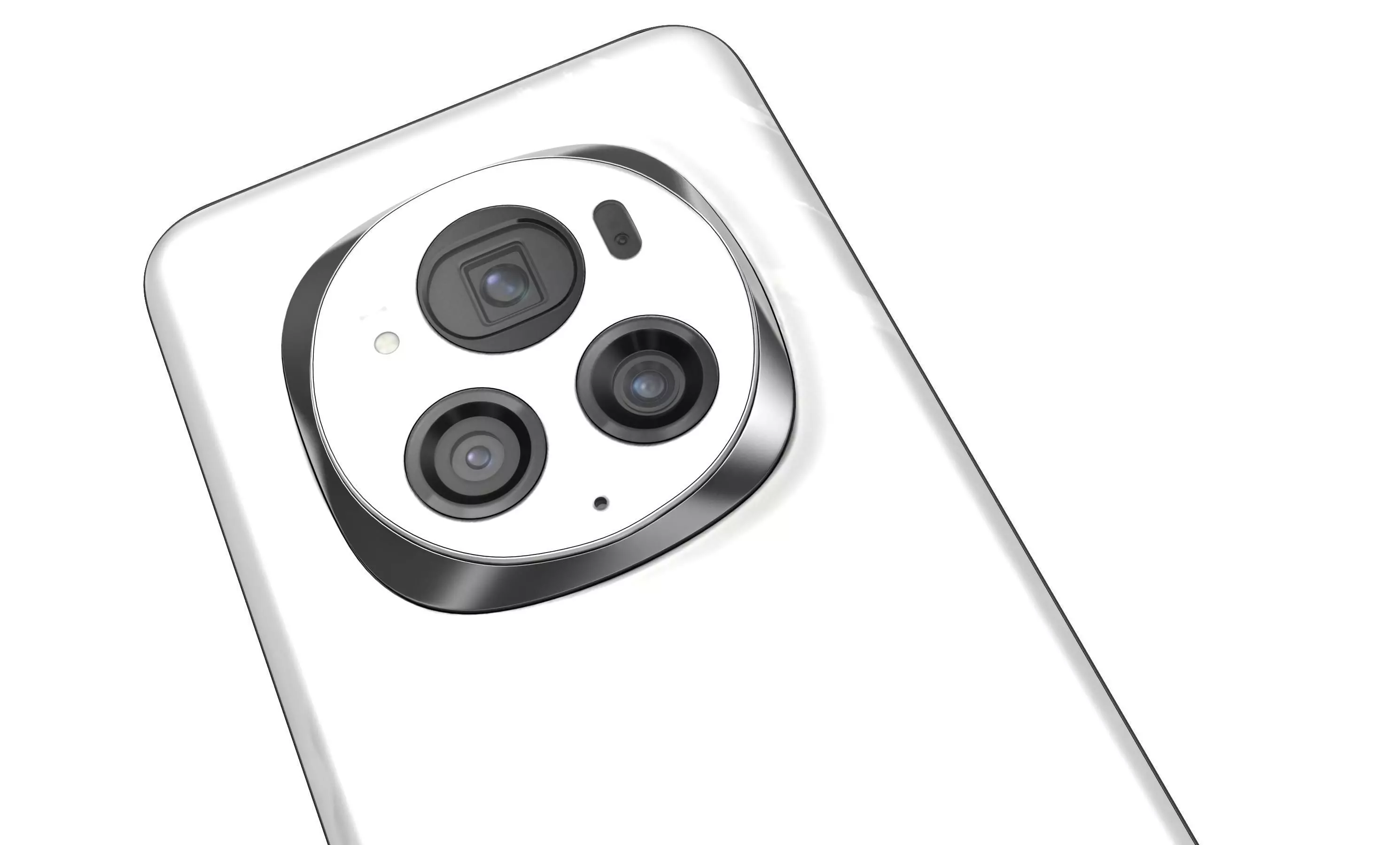 Honor Magic6 Pro White High Poly  3D model_10