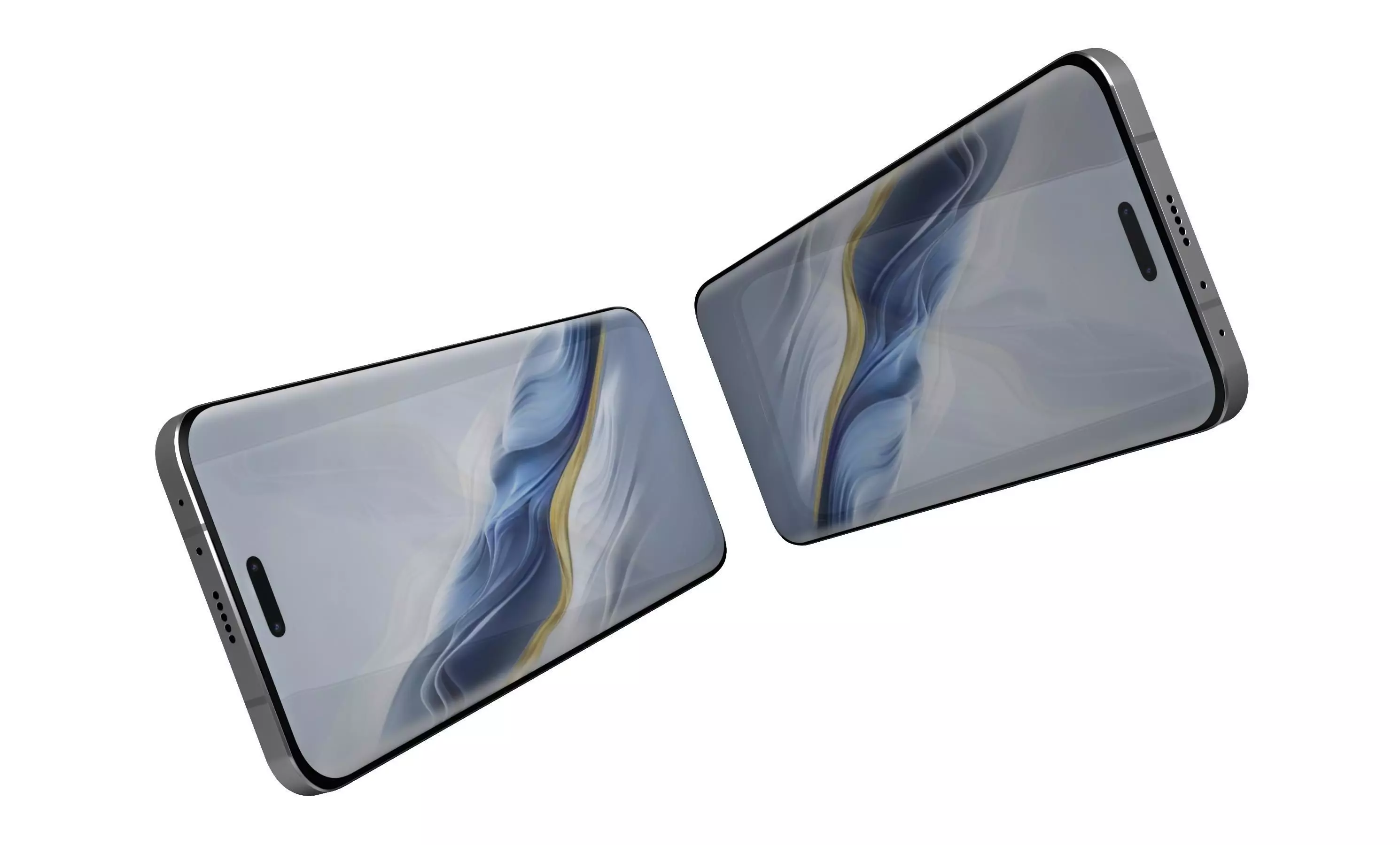 Honor Magic6 Pro White High Poly  3D model_12