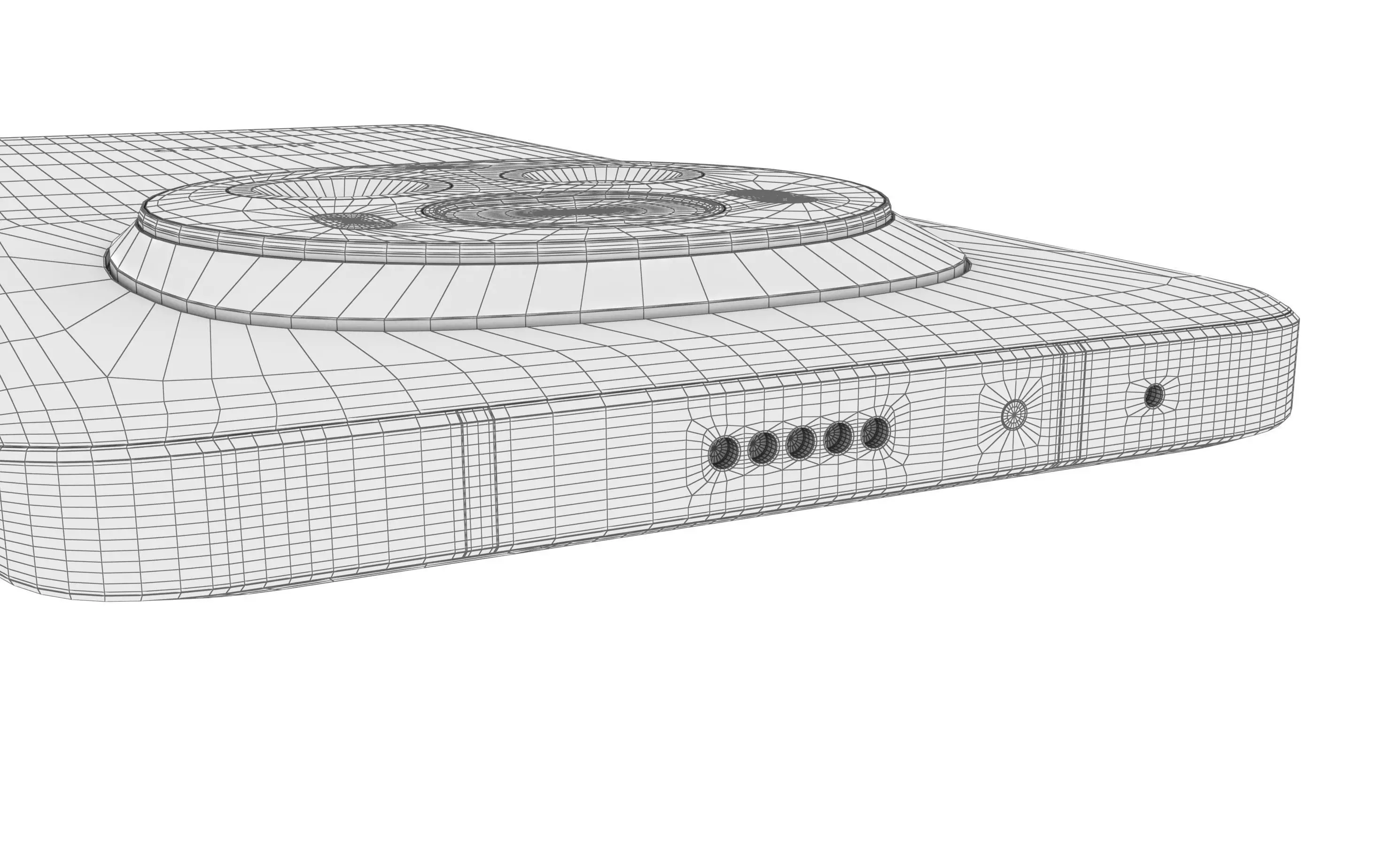 Honor Magic6 Pro White High Poly  3D model_24