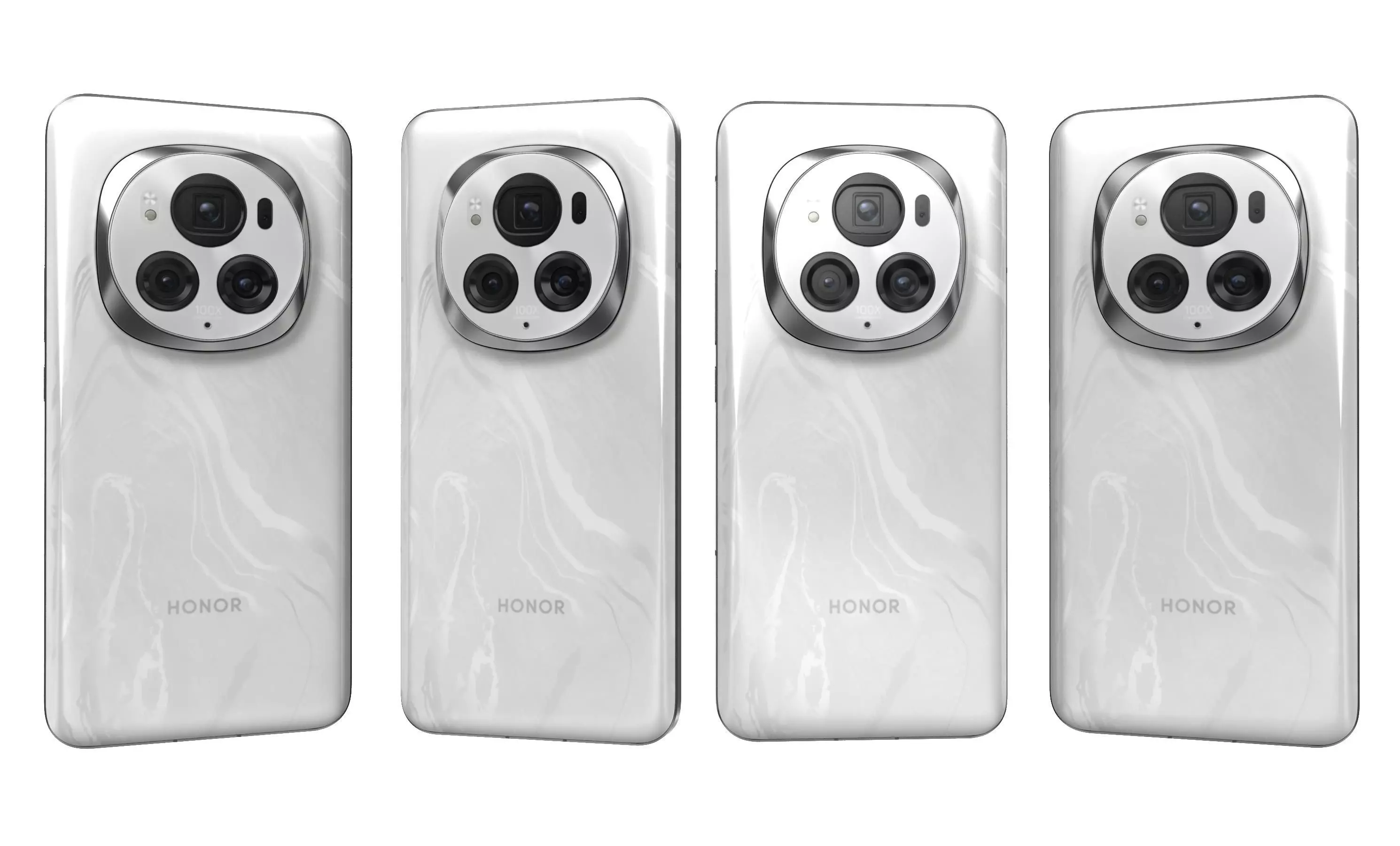 Honor Magic6 Pro White High Poly  3D model_11