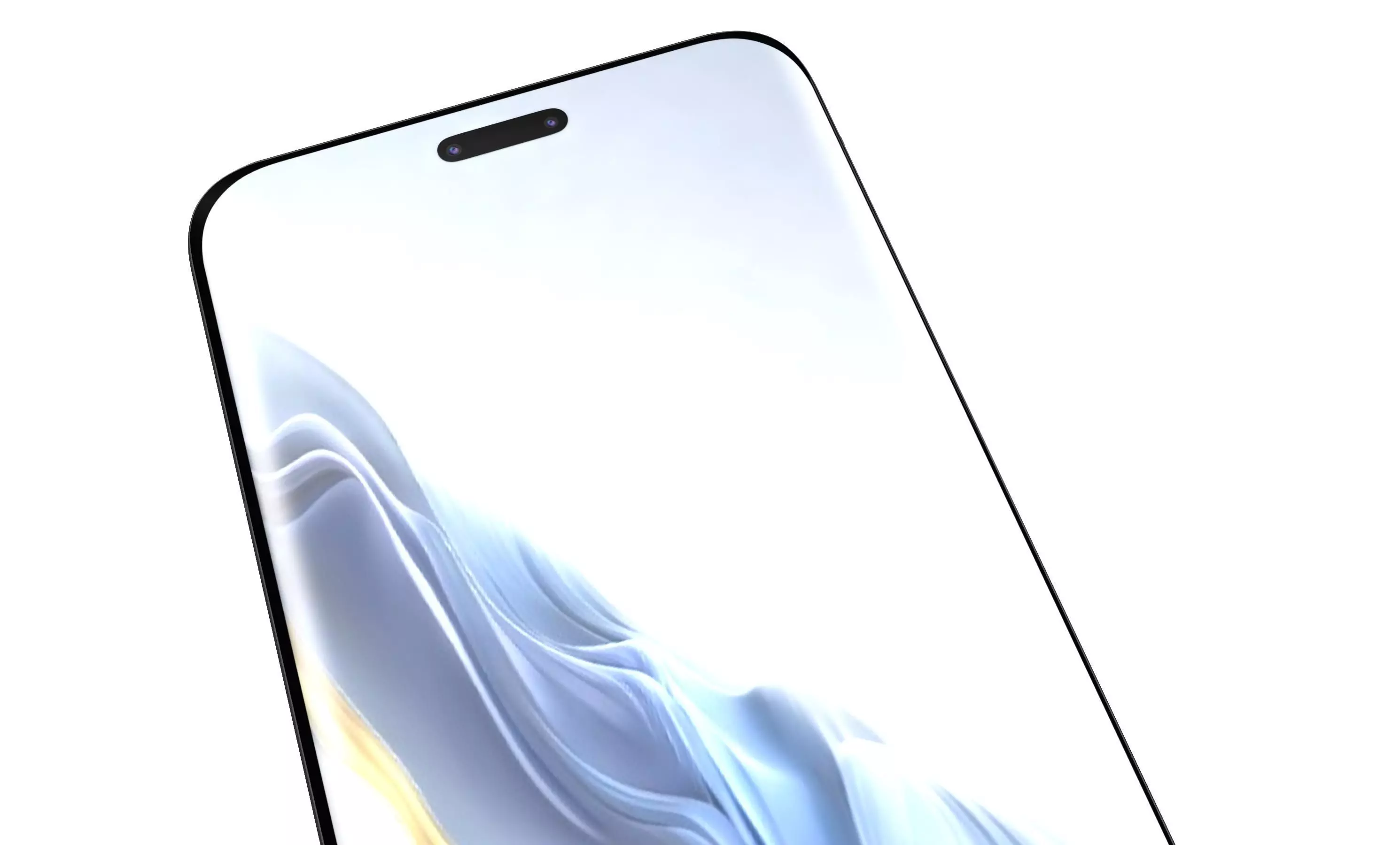 Honor Magic6 Pro White High Poly  3D model_1