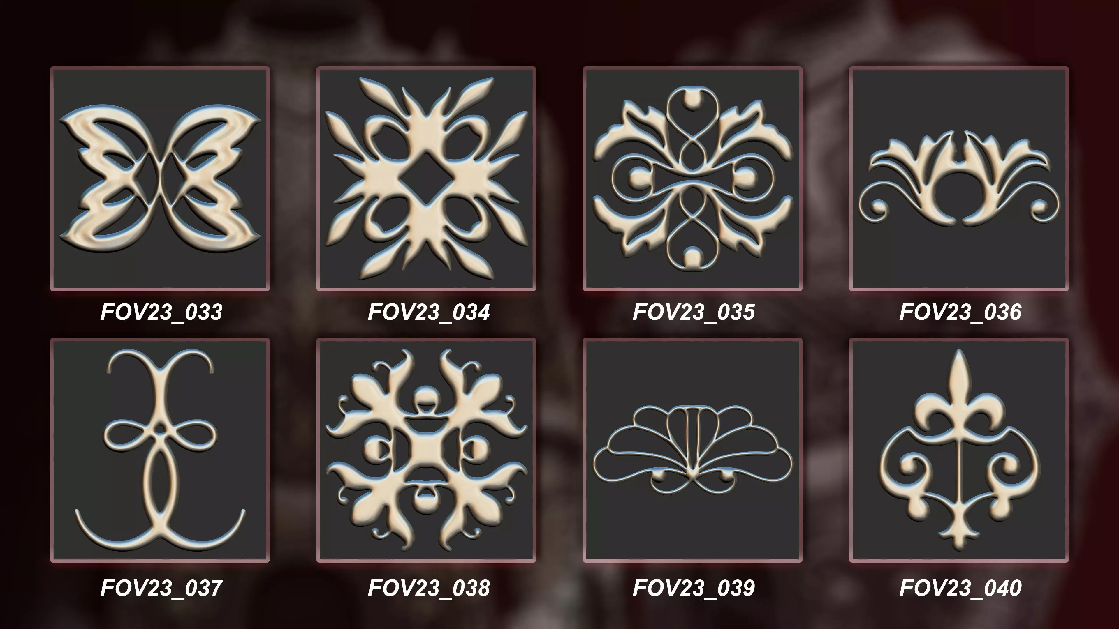 130 3D Ornament Collection Vol 23 3D model_5