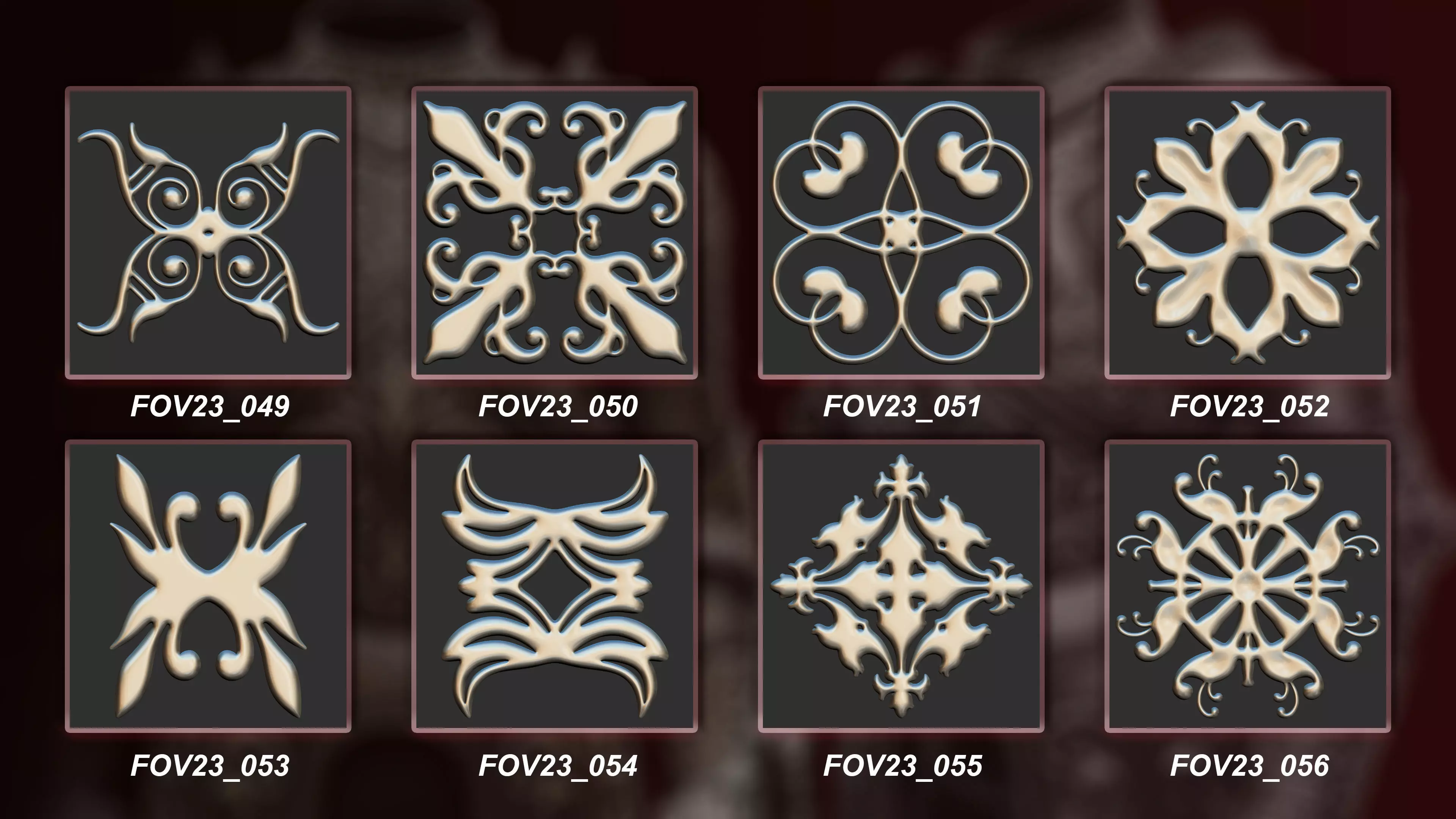 130 3D Ornament Collection Vol 23 3D model_7