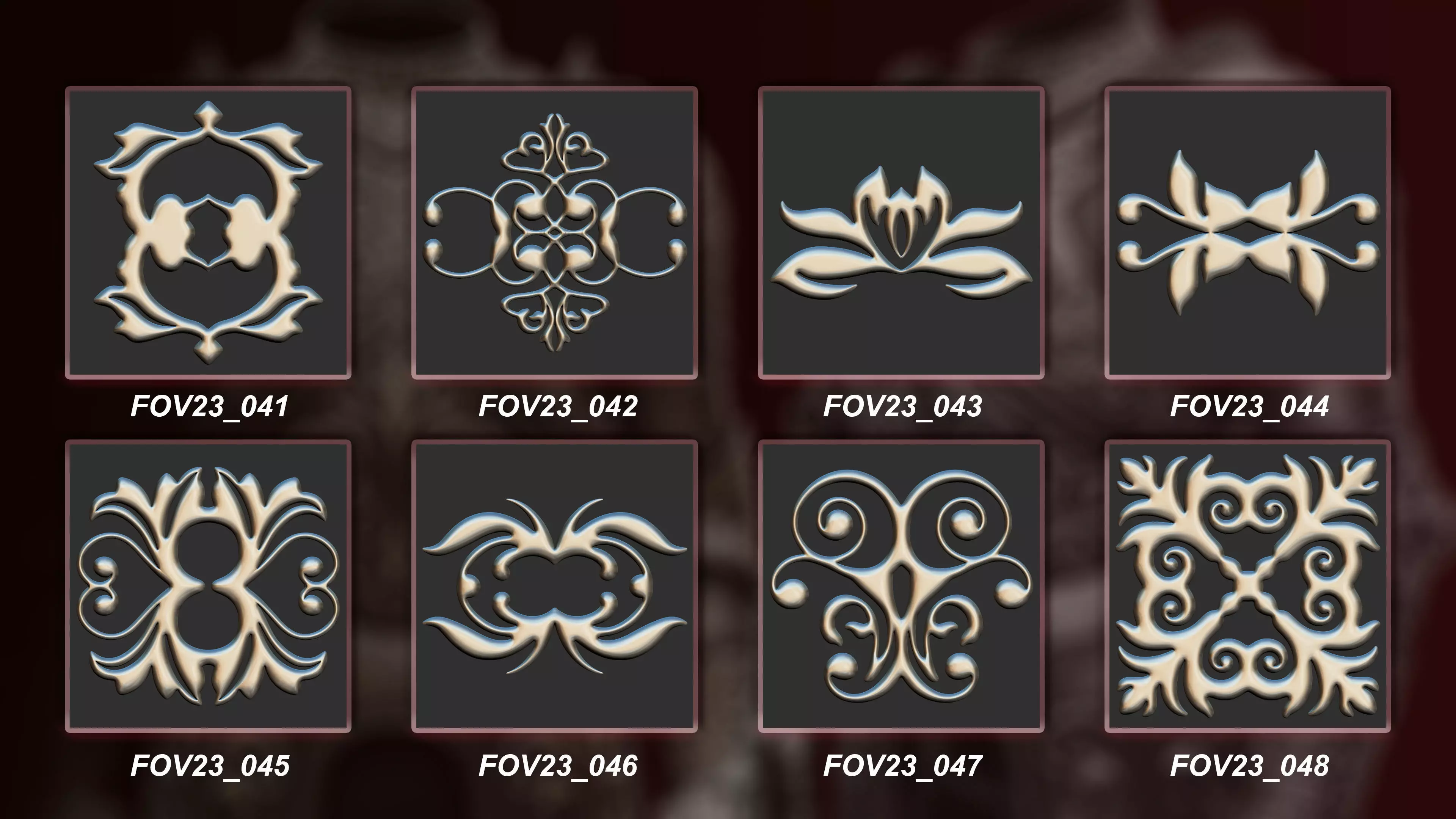 130 3D Ornament Collection Vol 23 3D model_6