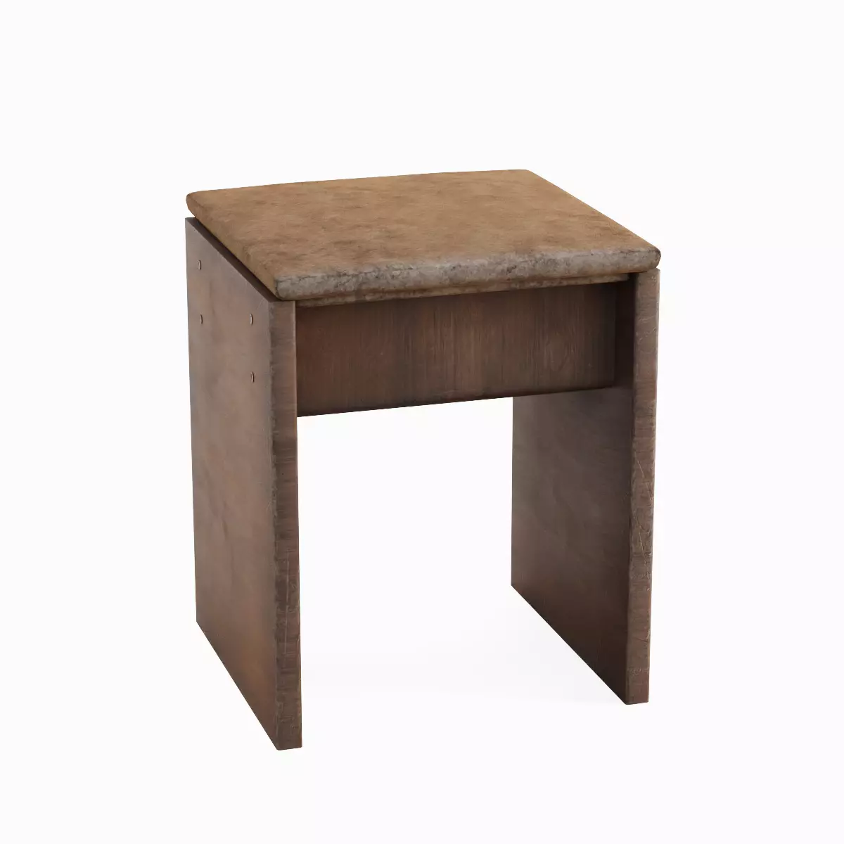 Wooden Stool Pack A 3D Model Collection_4