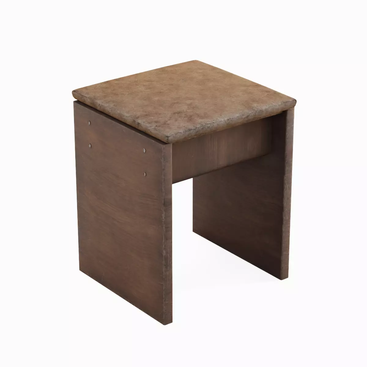 Wooden Stool Pack A 3D Model Collection_5
