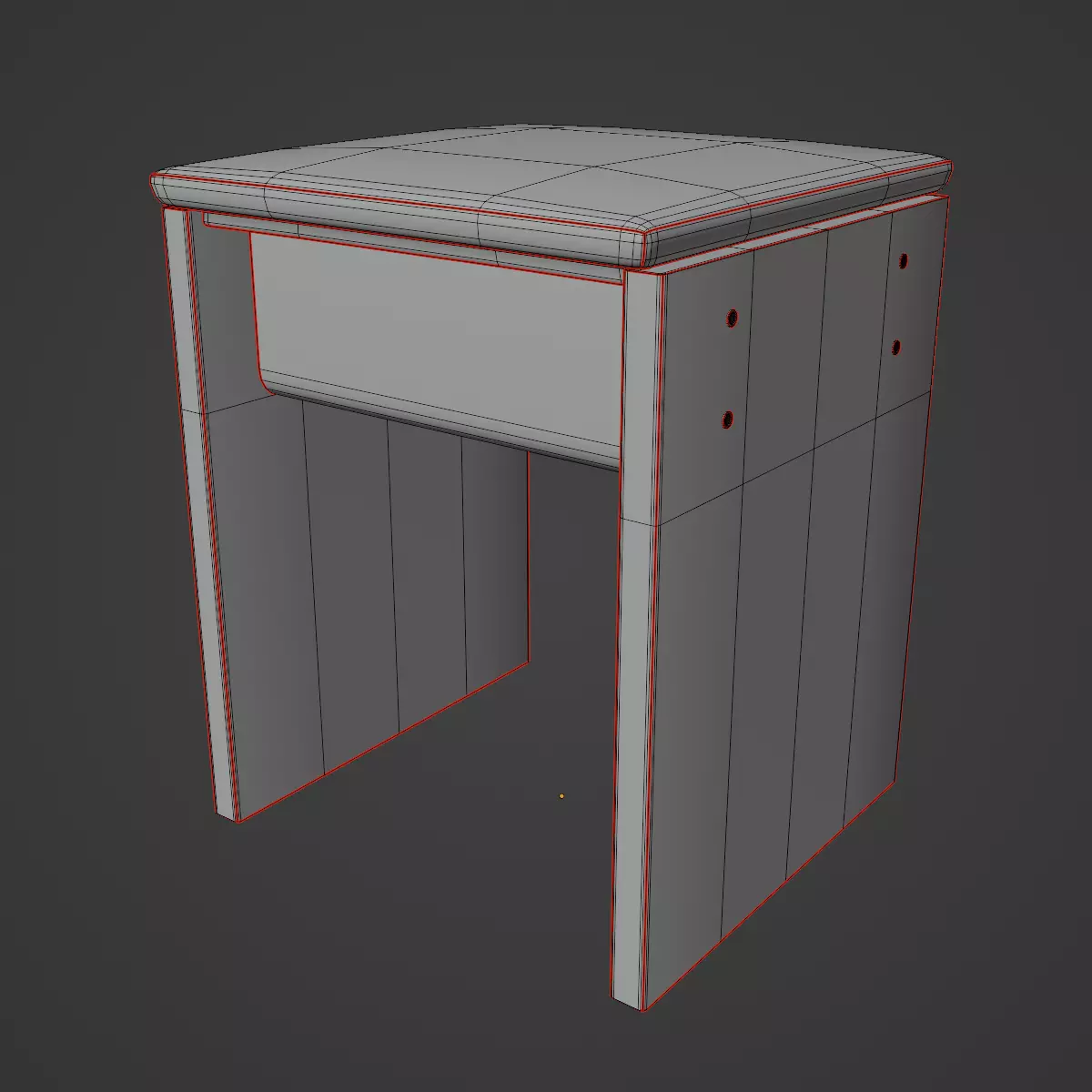 Wooden Stool Pack A 3D Model Collection_25