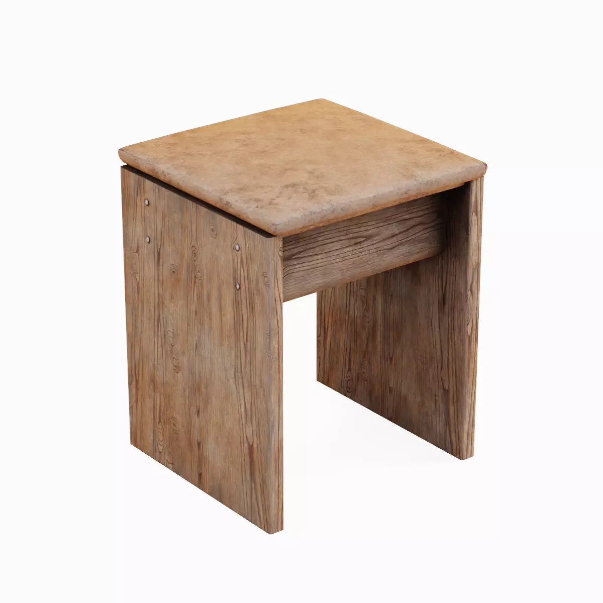 Wooden Stool Pack A 3D Model Collection_18