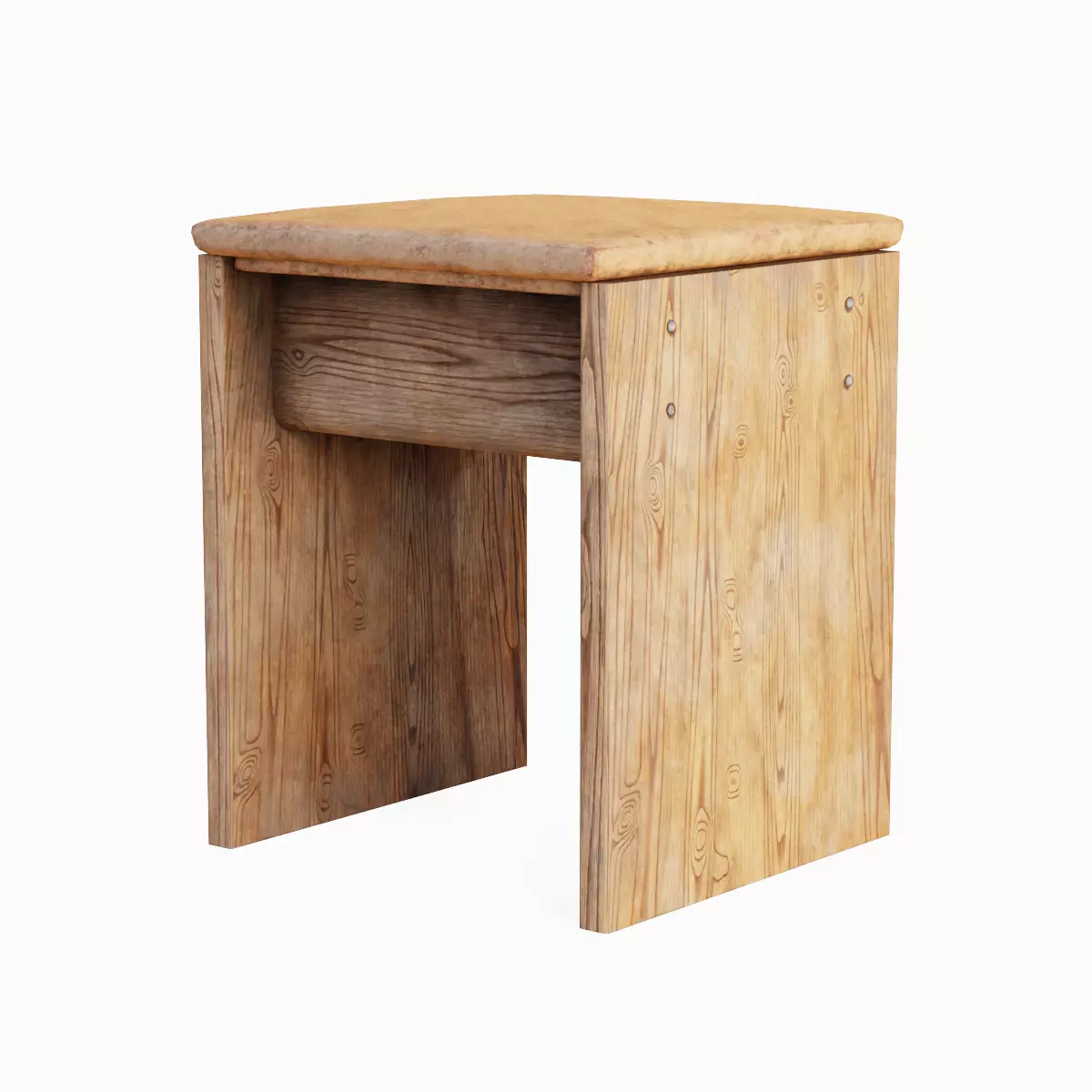Wooden Stool Pack A 3D Model Collection_13