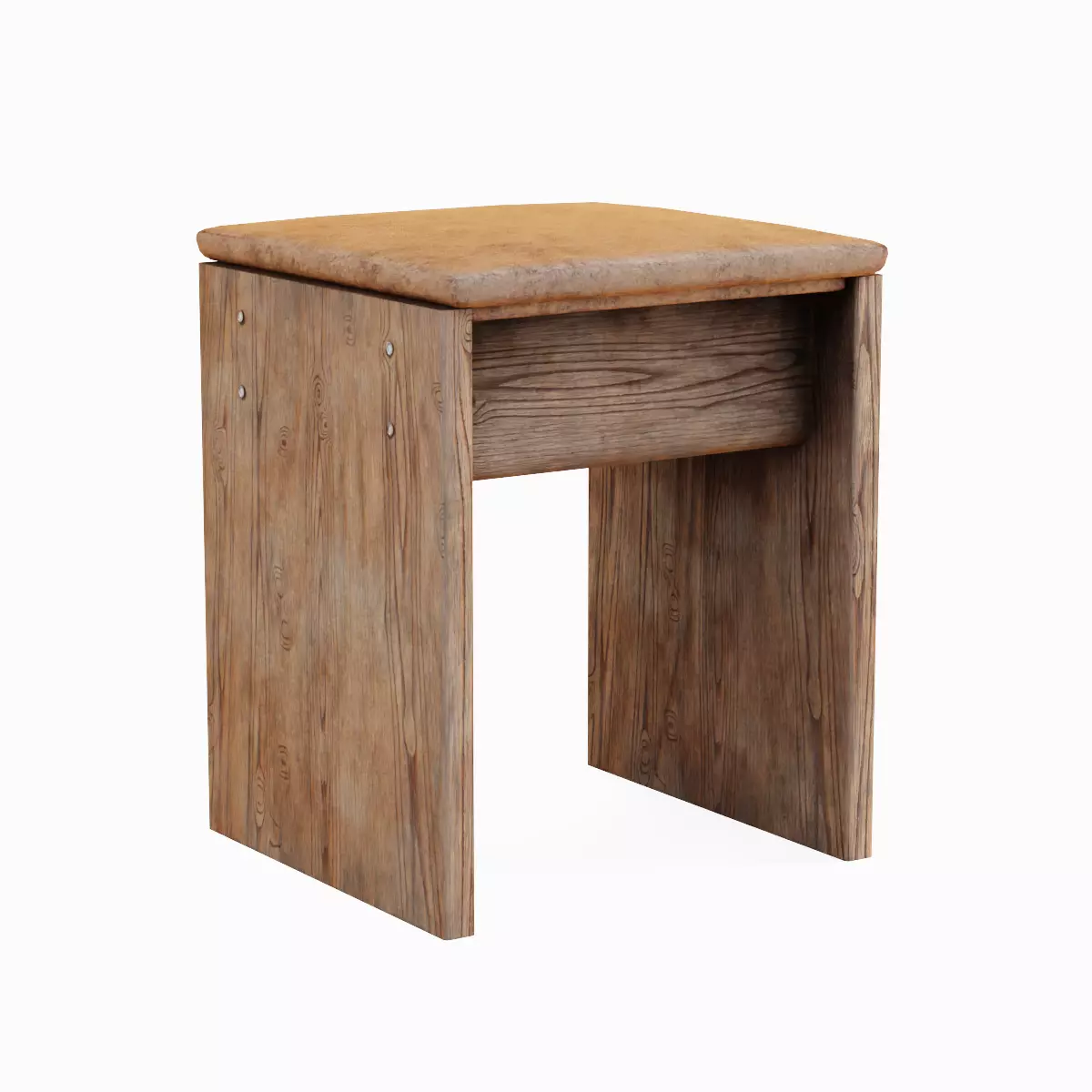 Wooden Stool Pack A 3D Model Collection_15