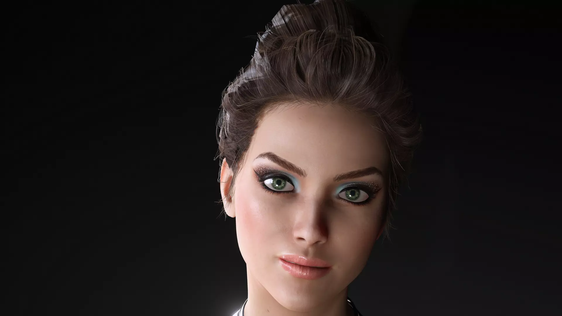 Virtual Muses Character 3 of 10 Low-poly 3D model_12