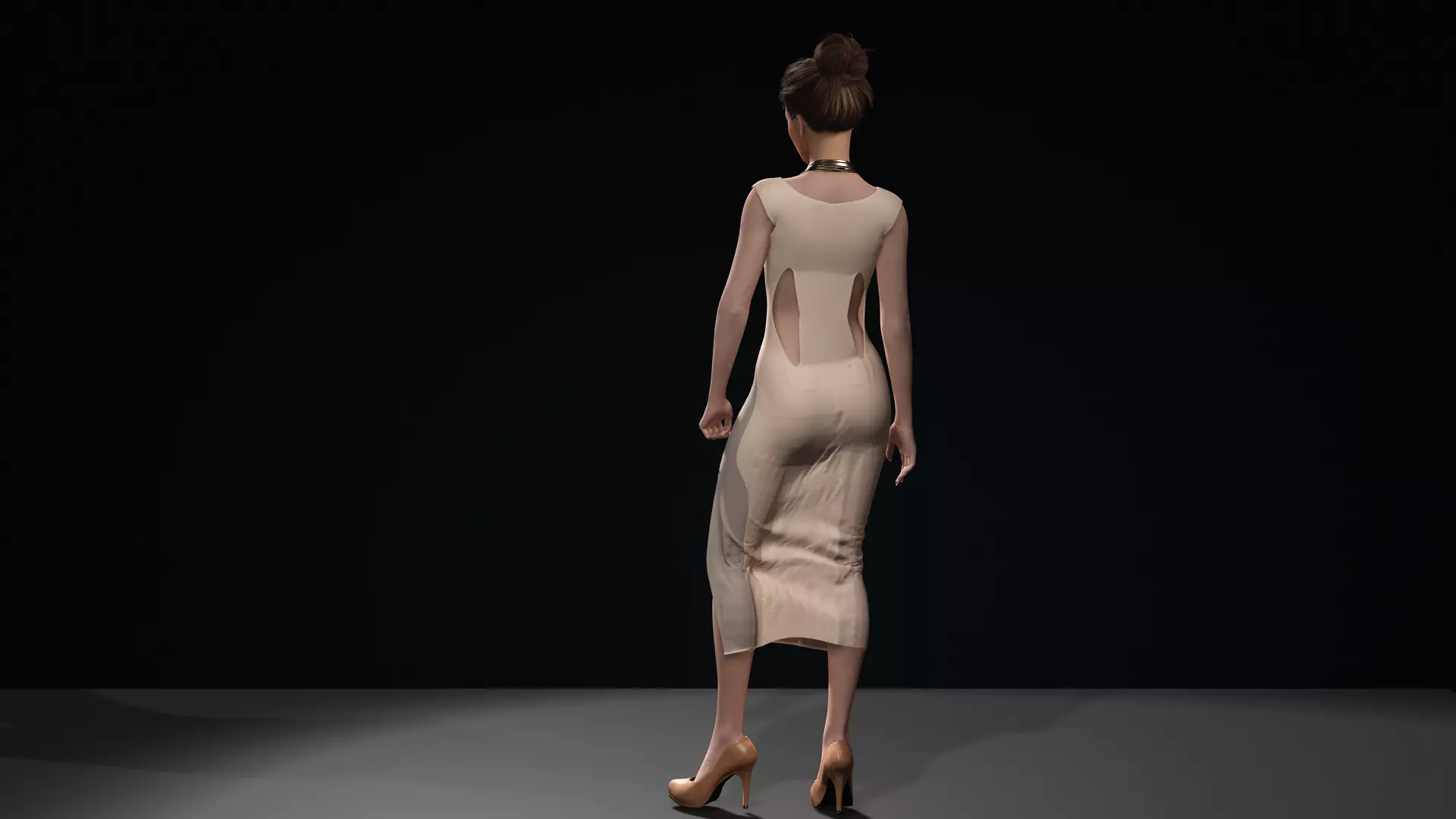 Virtual Muses Character 3 of 10 Low-poly 3D model_23