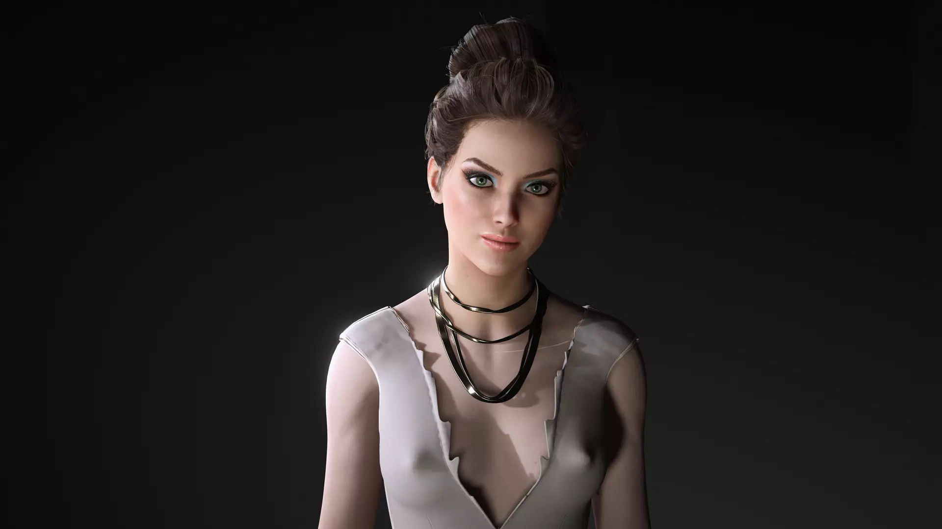 Virtual Muses Character 3 of 10 Low-poly 3D model_13