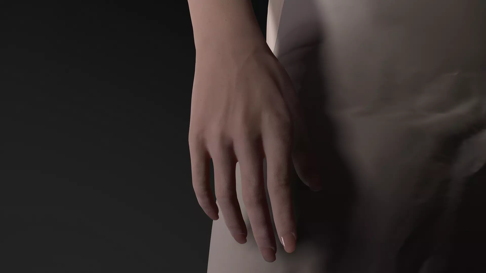 Virtual Muses Character 3 of 10 Low-poly 3D model_4