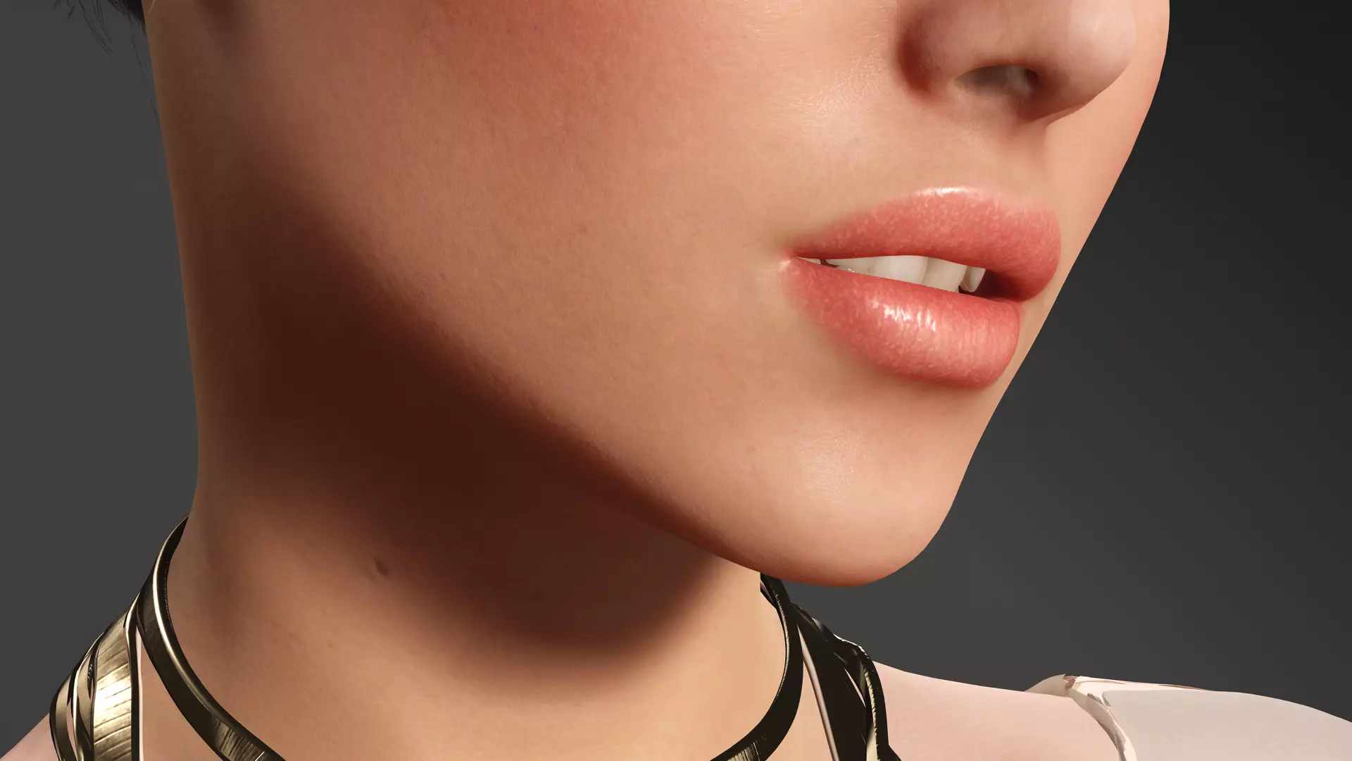 Virtual Muses Character 3 of 10 Low-poly 3D model_1