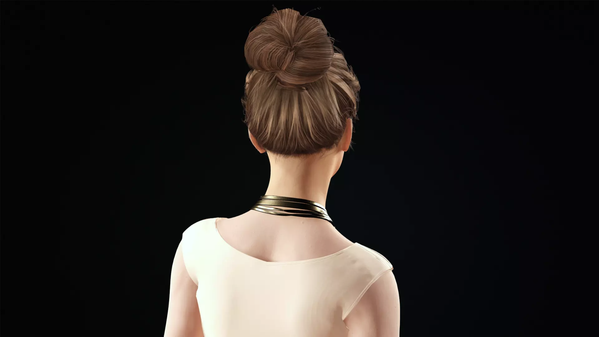 Virtual Muses Character 3 of 10 Low-poly 3D model_16