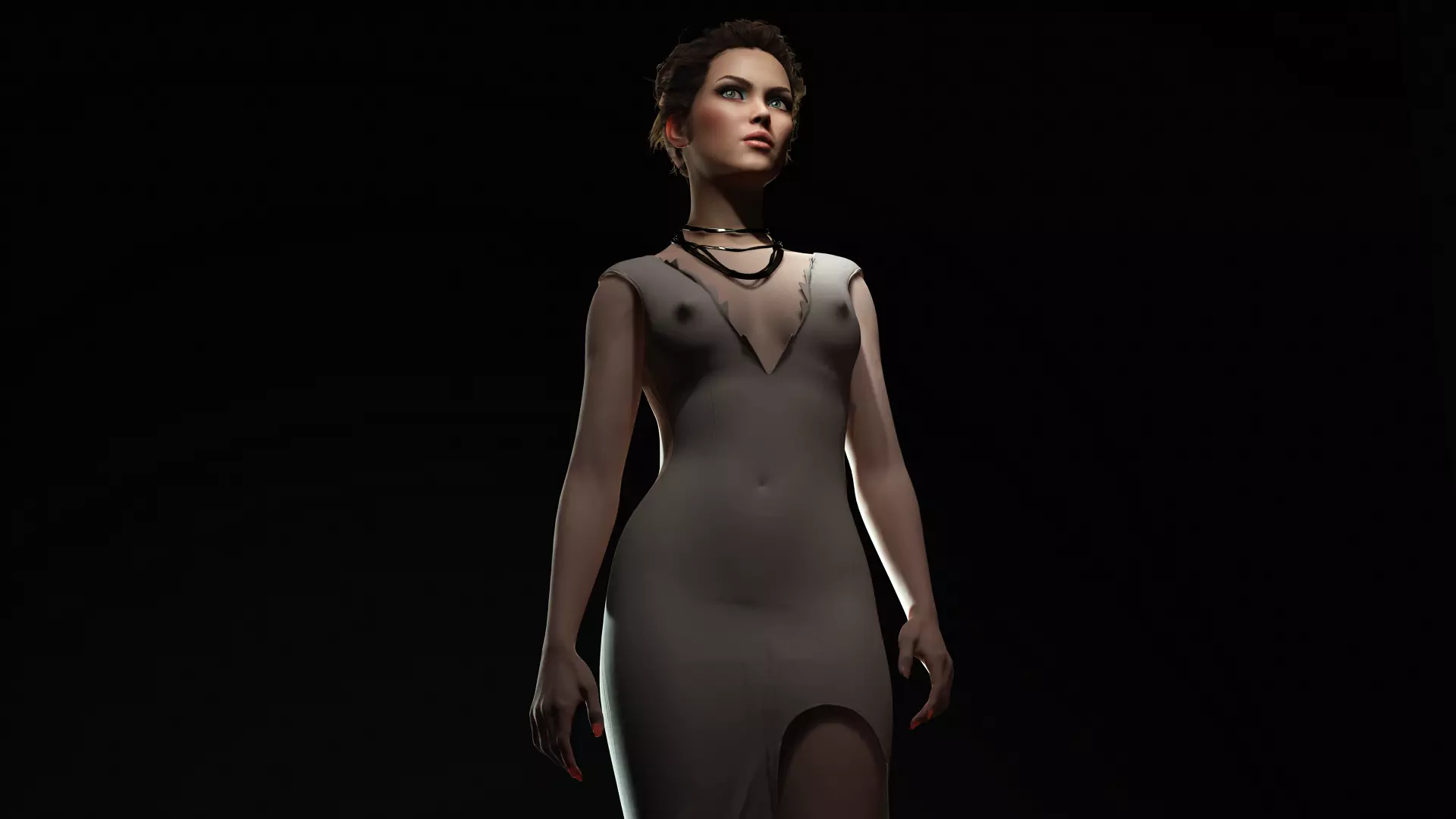 Virtual Muses Character 3 of 10 Low-poly 3D model_17