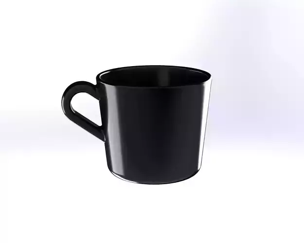 Editable Nordic Coffee Mug SolidWorks  STEP  STL