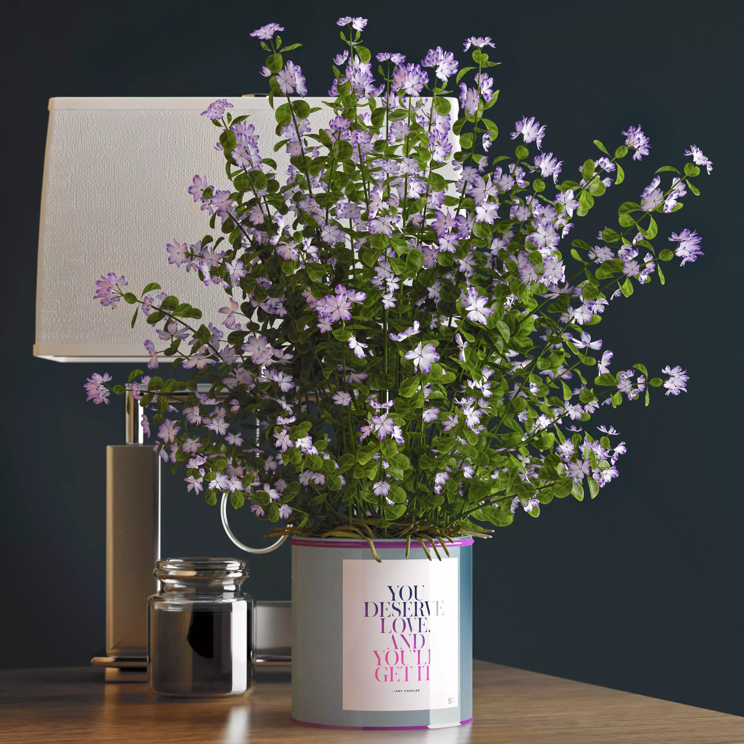 Decorative vase set 3D model_0