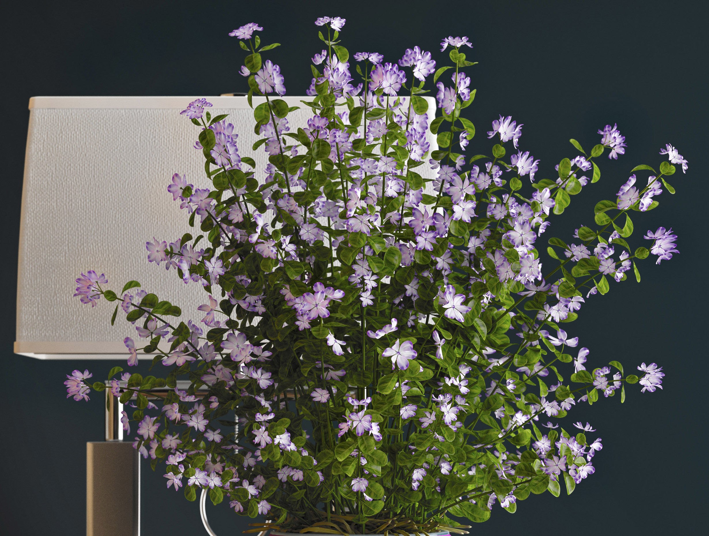 Decorative vase set 3D model_4