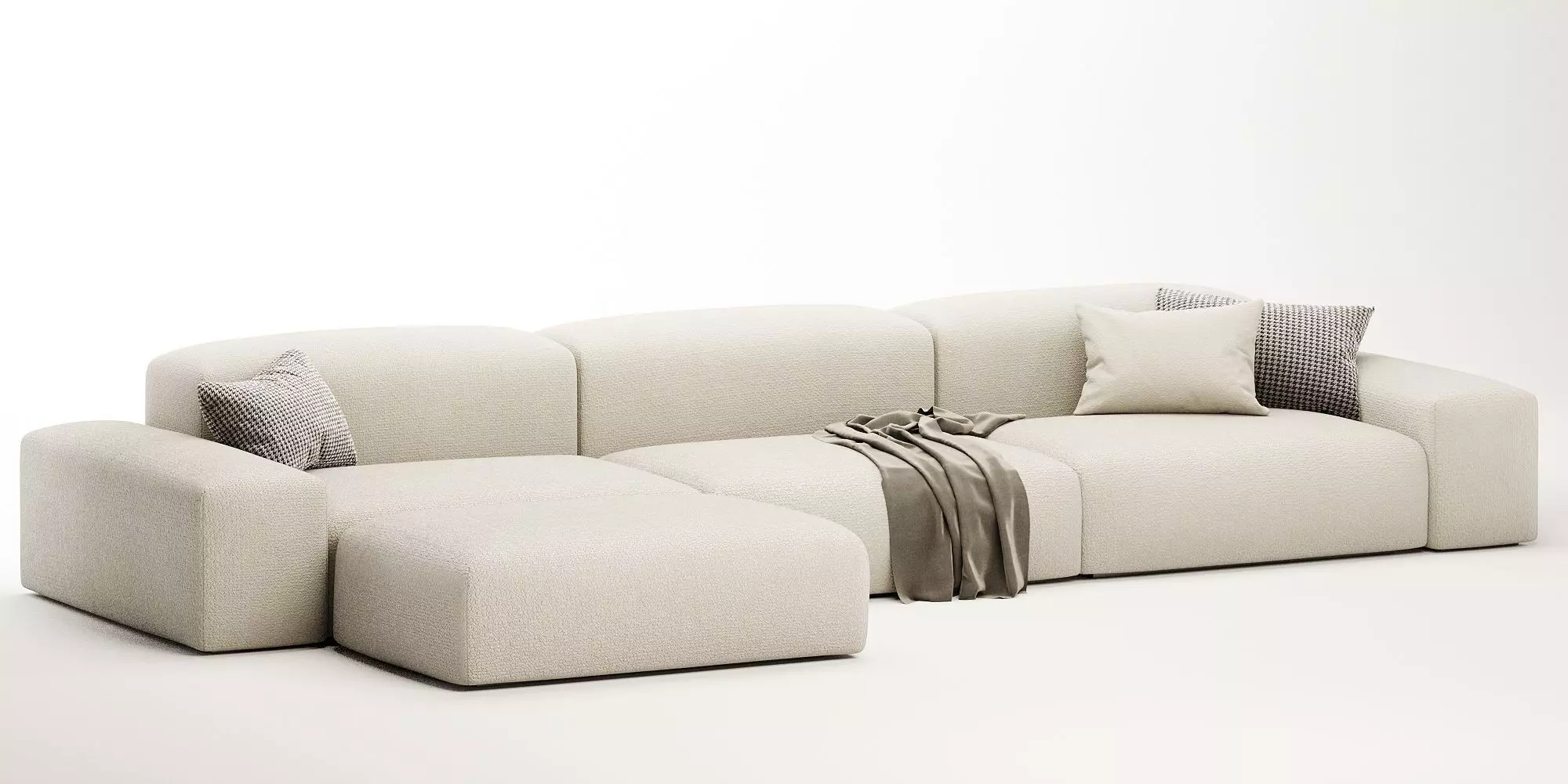 Boca modular set 3D model_3