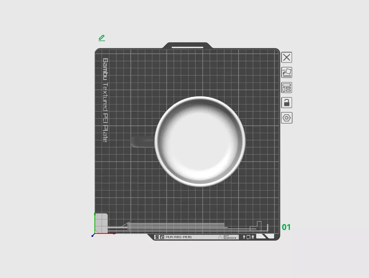 Editable Nordic Cappuccino Mug  Coffee Mug SolidWorks STEP STL 3D model_6