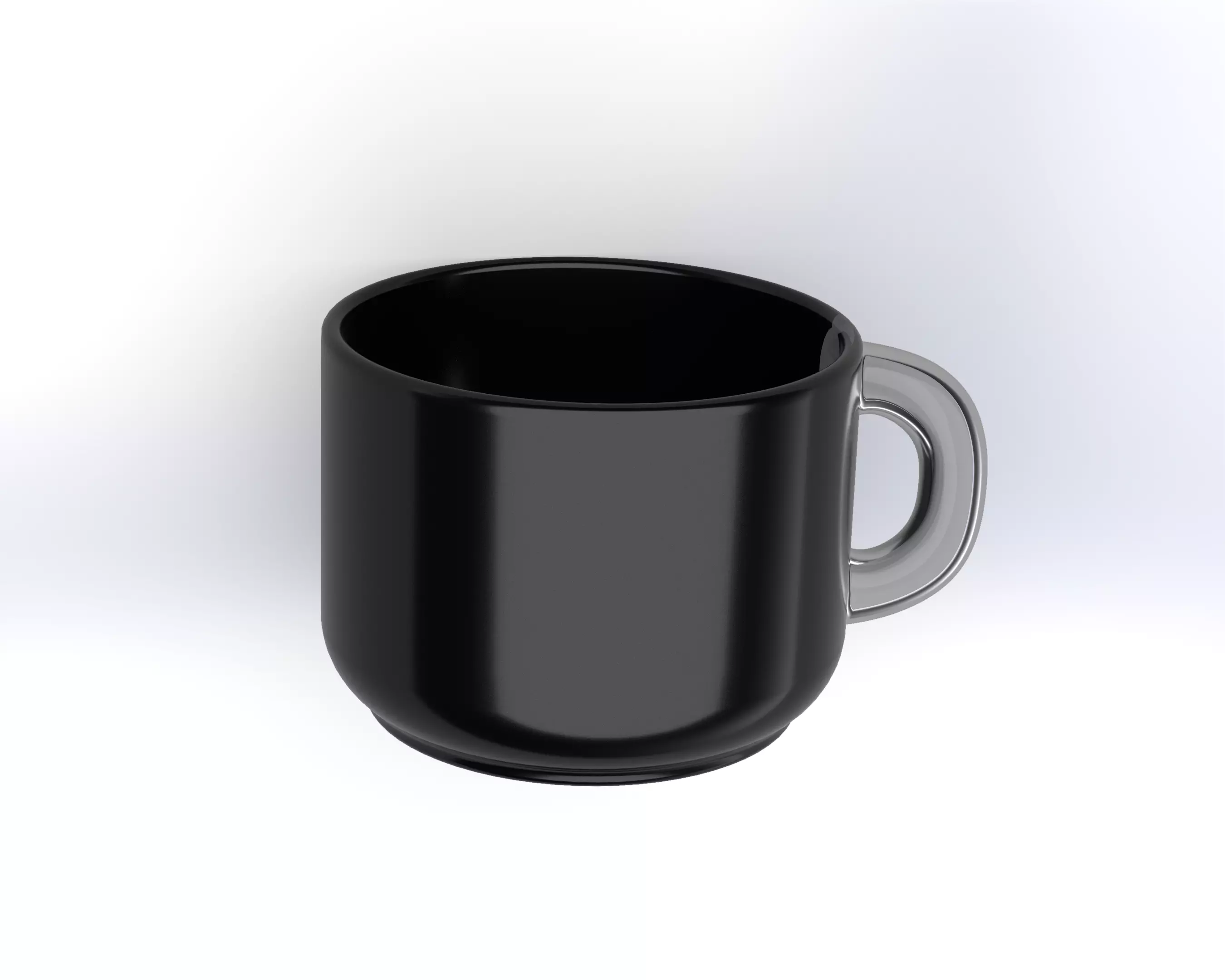 Editable Nordic Cappuccino Mug  Coffee Mug SolidWorks STEP STL 3D model_0