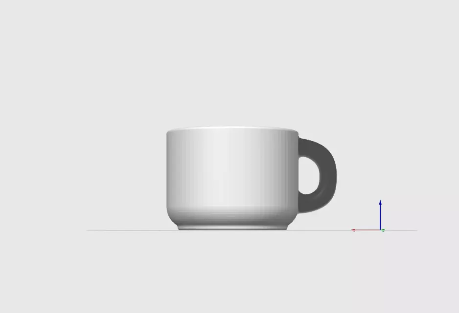 Editable Nordic Cappuccino Mug  Coffee Mug SolidWorks STEP STL 3D model_8