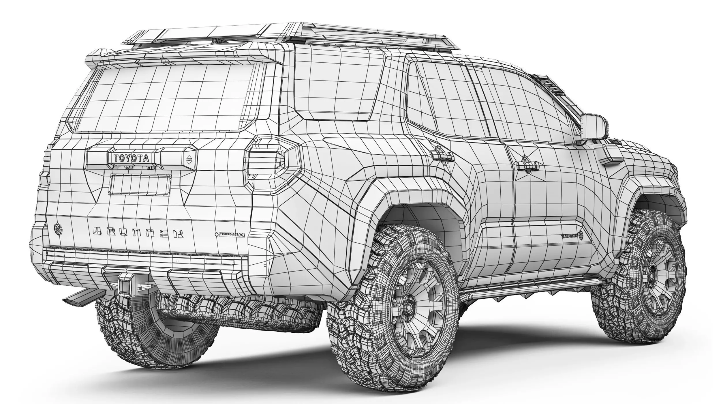Toyota 4Runner Trailhunter 2025 3D model_9