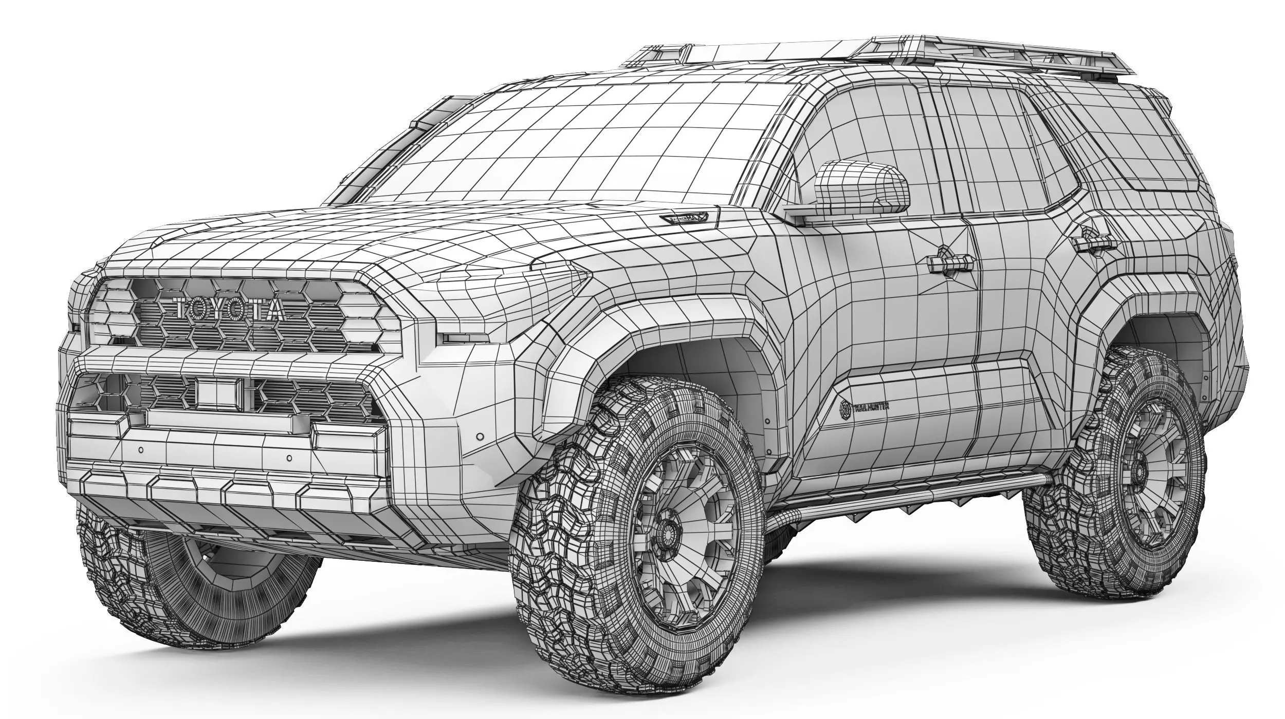 Toyota 4Runner Trailhunter 2025 3D model_8