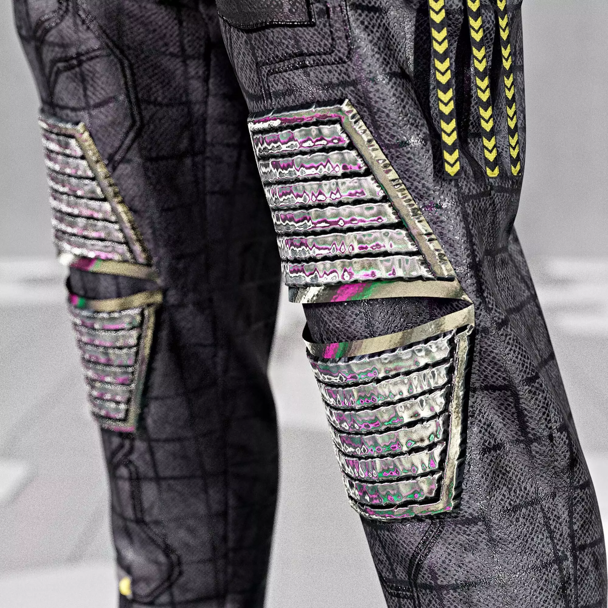 Cyberpunk No1 Full Tutorial  Project Files Low-poly 3D model_21