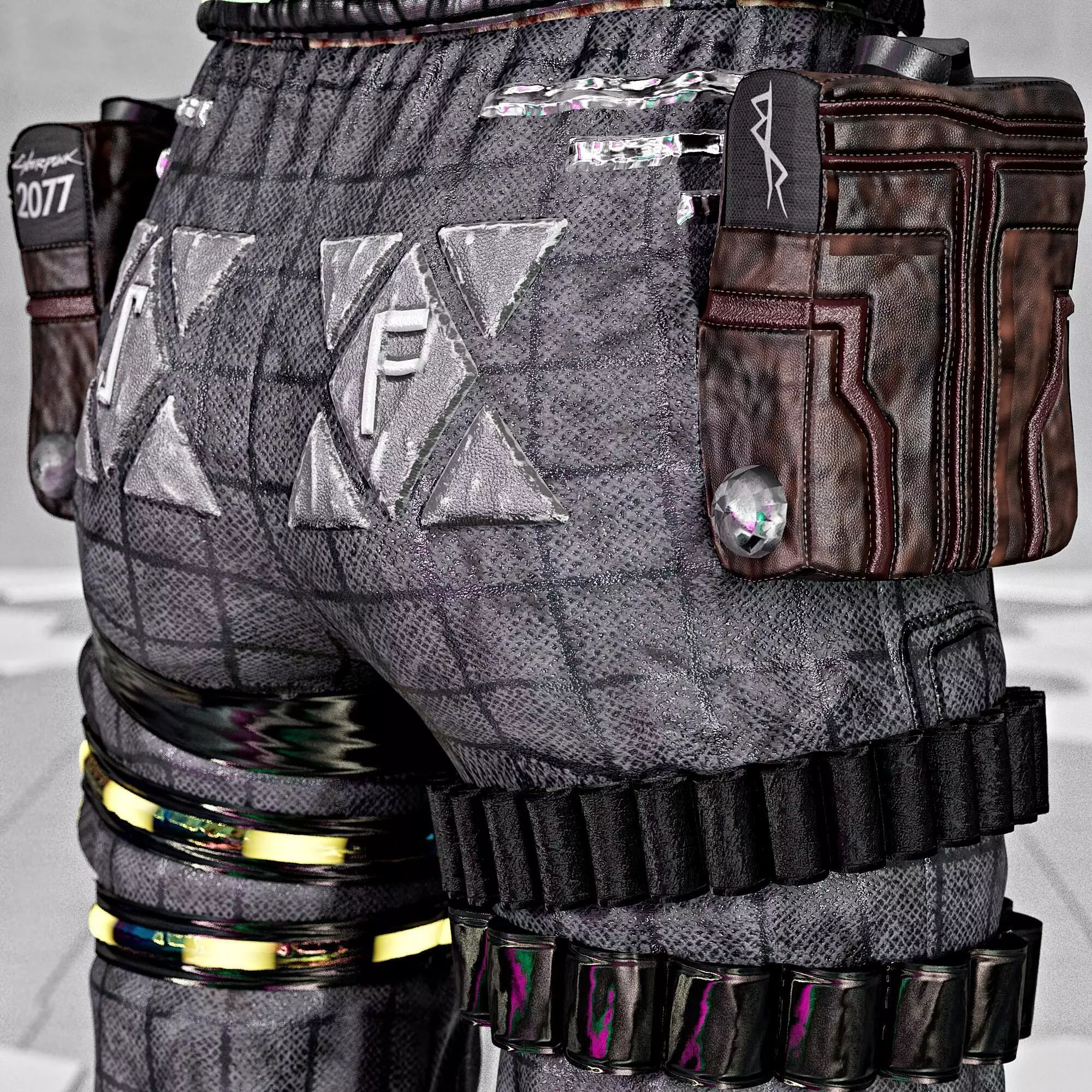 Cyberpunk No1 Full Tutorial  Project Files Low-poly 3D model_16