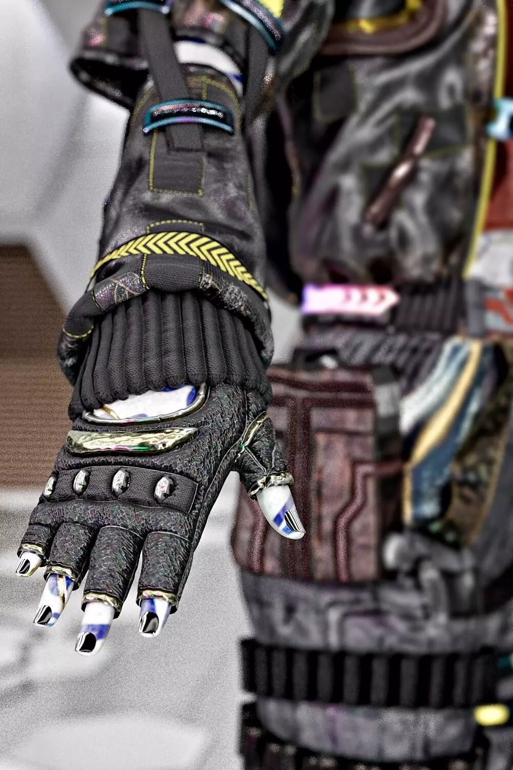 Cyberpunk No1 Full Tutorial  Project Files Low-poly 3D model_14