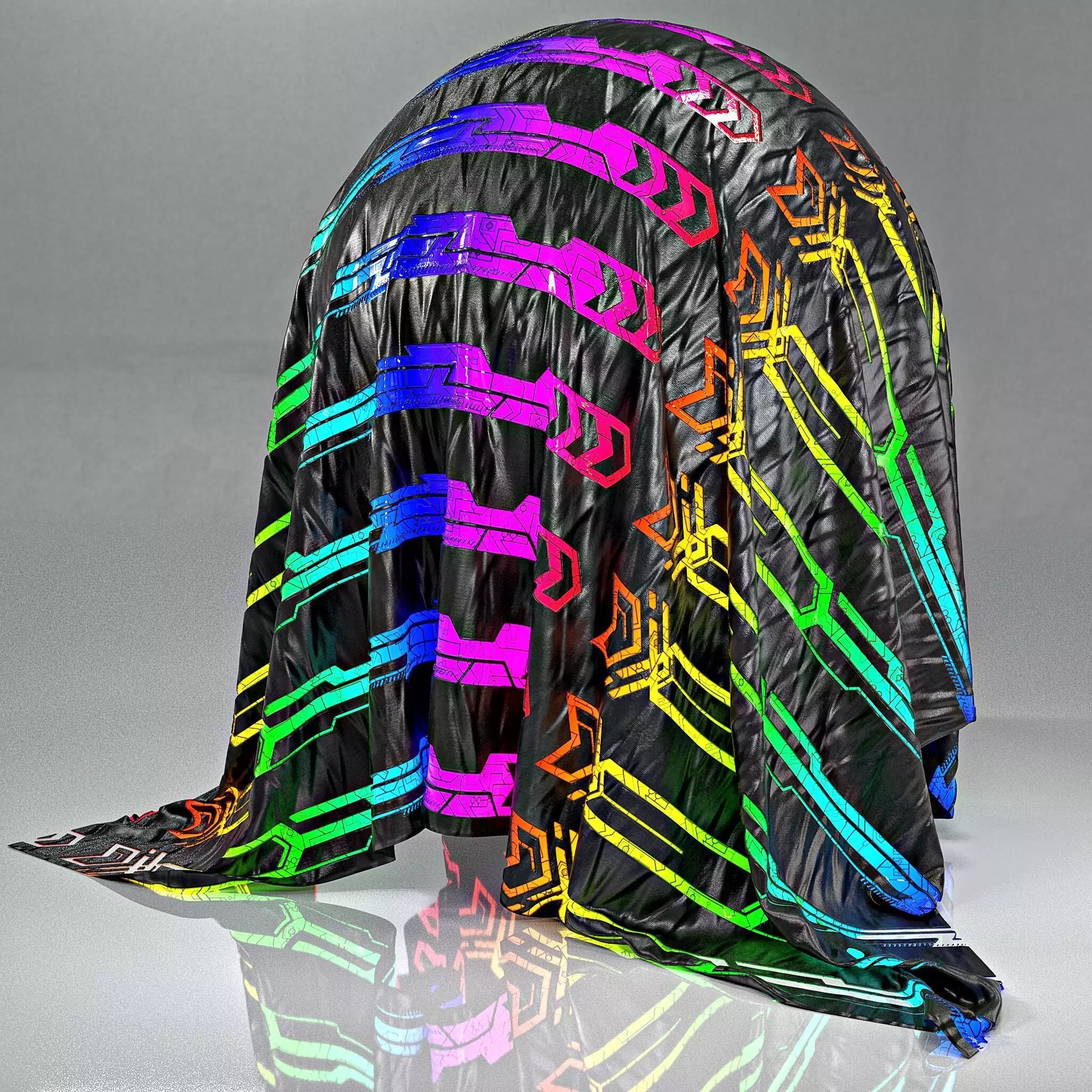 Cyberpunk No1 Full Tutorial  Project Files Low-poly 3D model_28