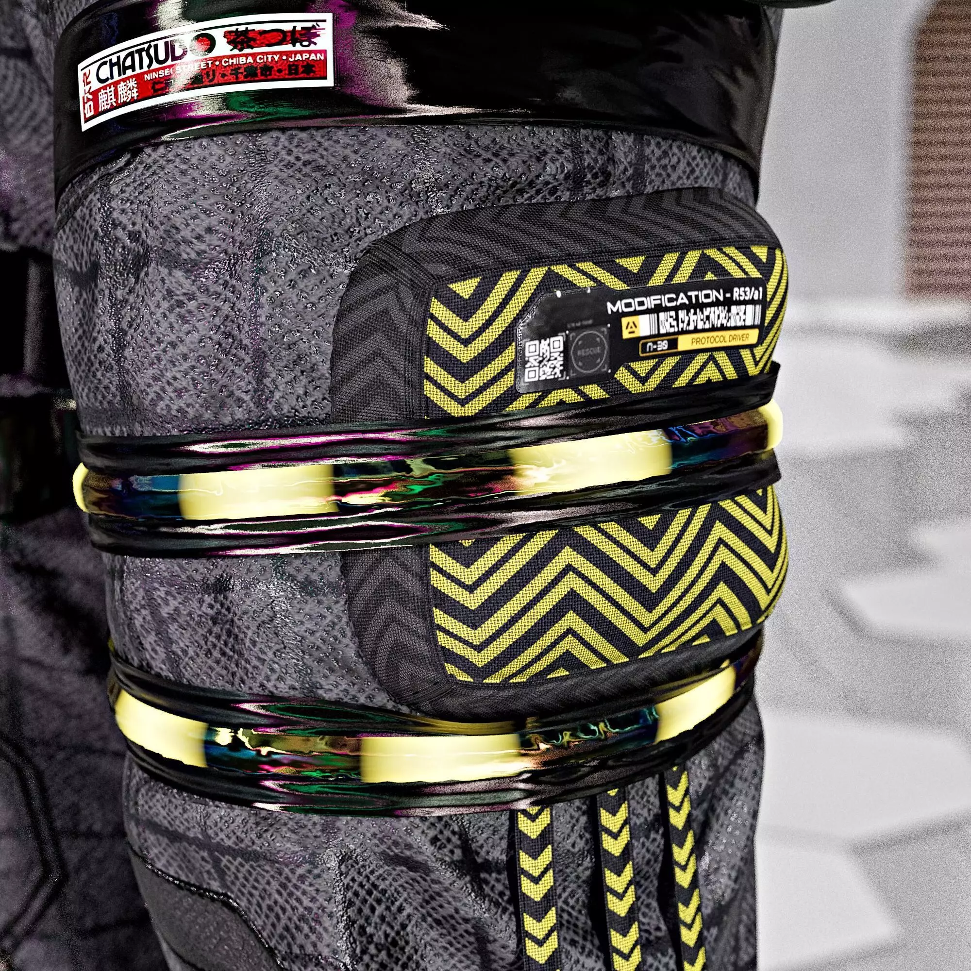 Cyberpunk No1 Full Tutorial  Project Files Low-poly 3D model_24