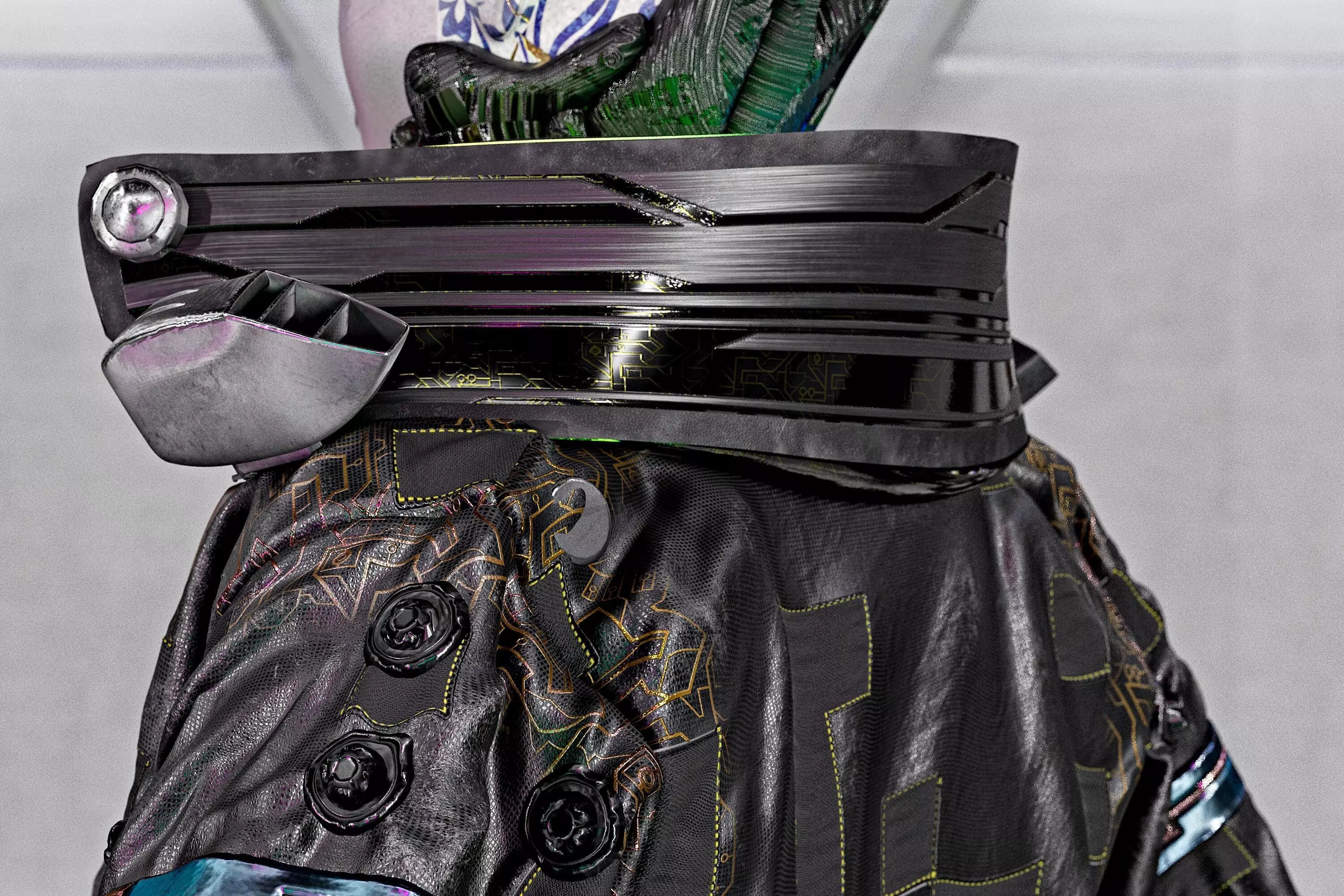 Cyberpunk No1 Full Tutorial  Project Files Low-poly 3D model_8