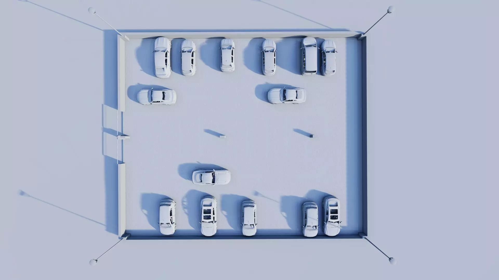 Parking-Parking Lot 3D model_19