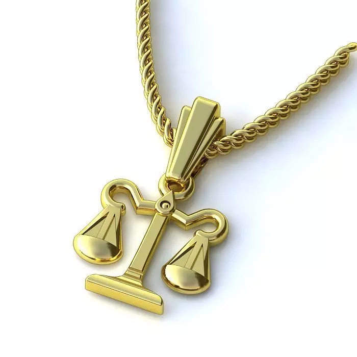 Zodiac Sign Pendants 3D Model Collection 3dm only 3D print model_20